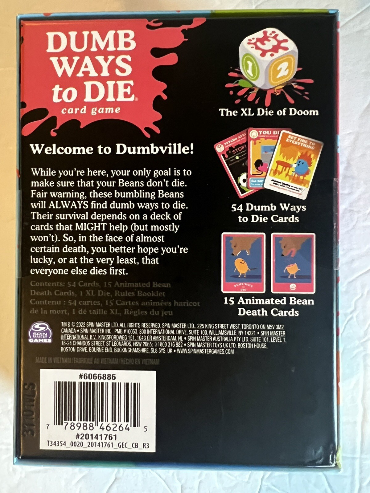 Dumb Ways to Die Card Game Based on The Viral Video Card Games for Adults |