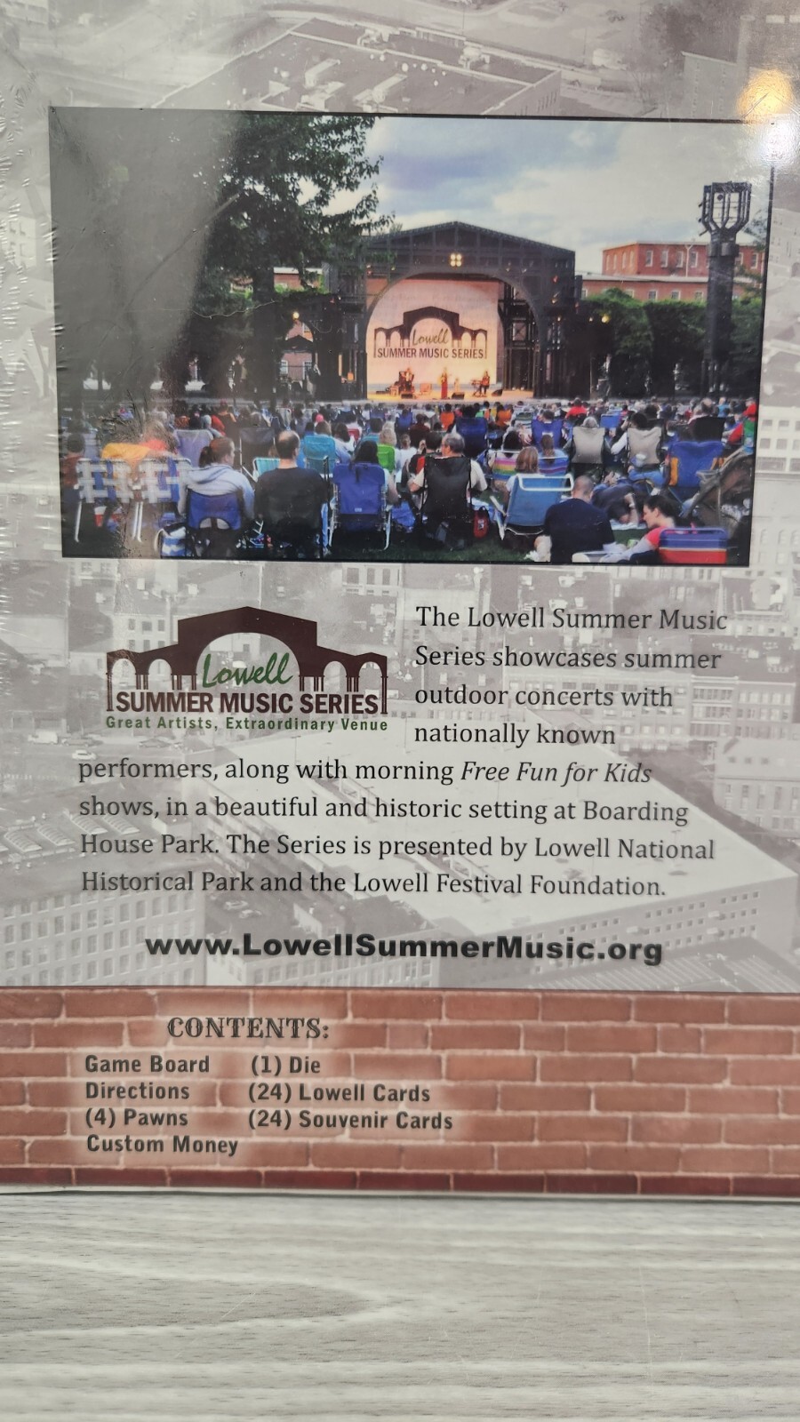 Awesomeness is Lowell Massachusetts Commemorative Board Game NEW 2018 Sealed