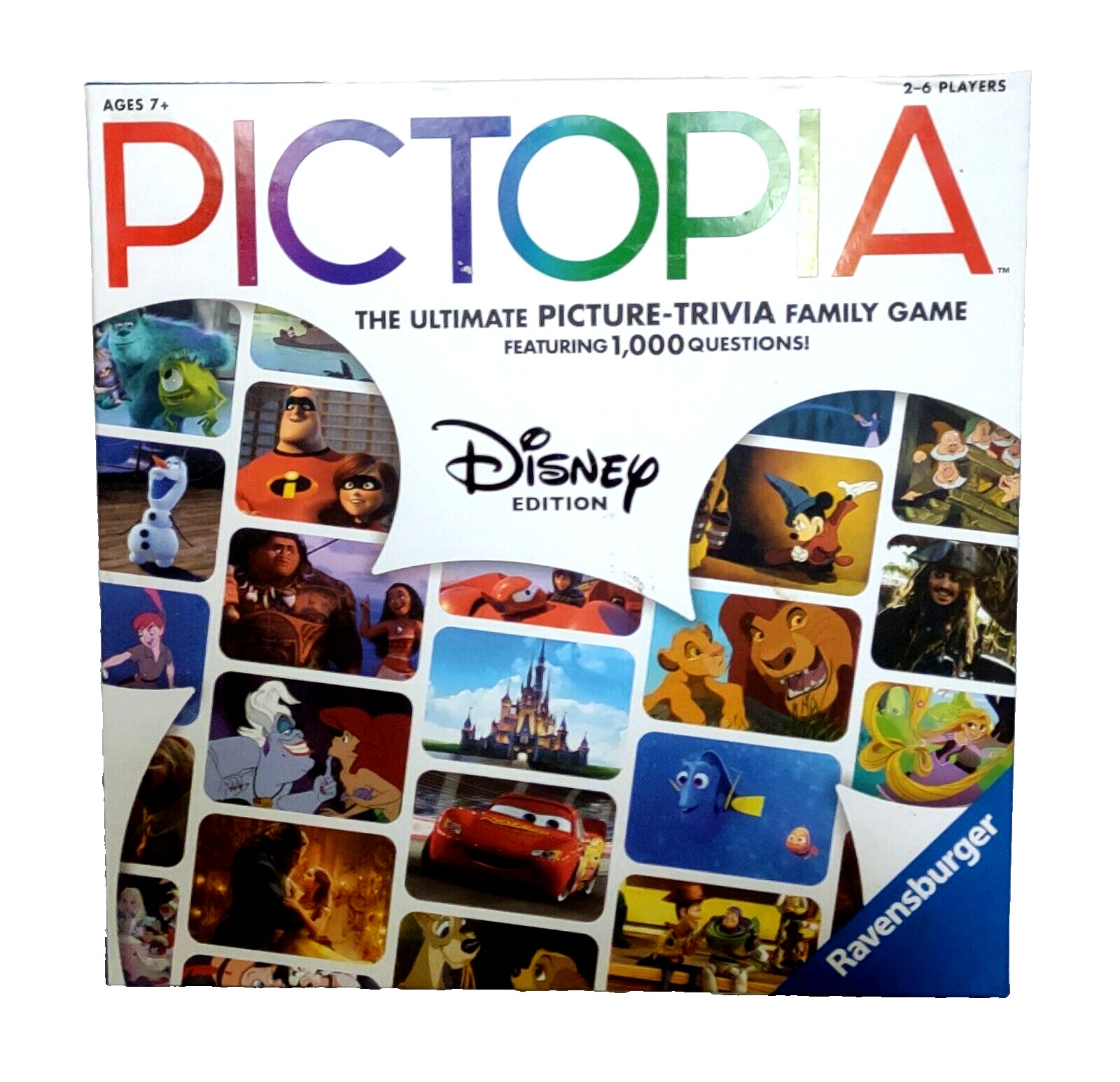 Ravensburger PICTOPIA Disney Edition Picture Trivia Family Game 2018 Complete