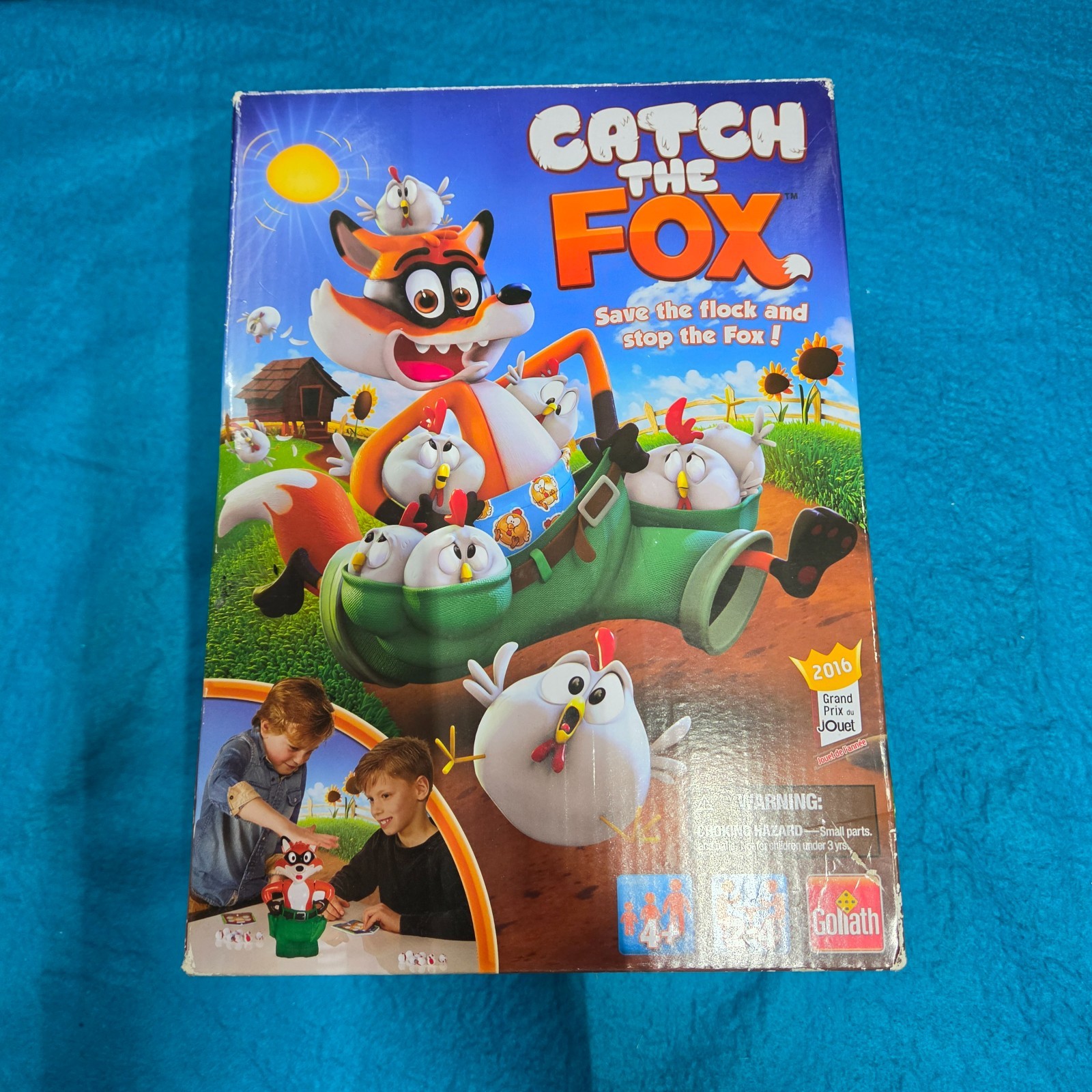 Catch The Fox Board Game Goliath 2016 w/ Original New, Open Box Family Kids Game