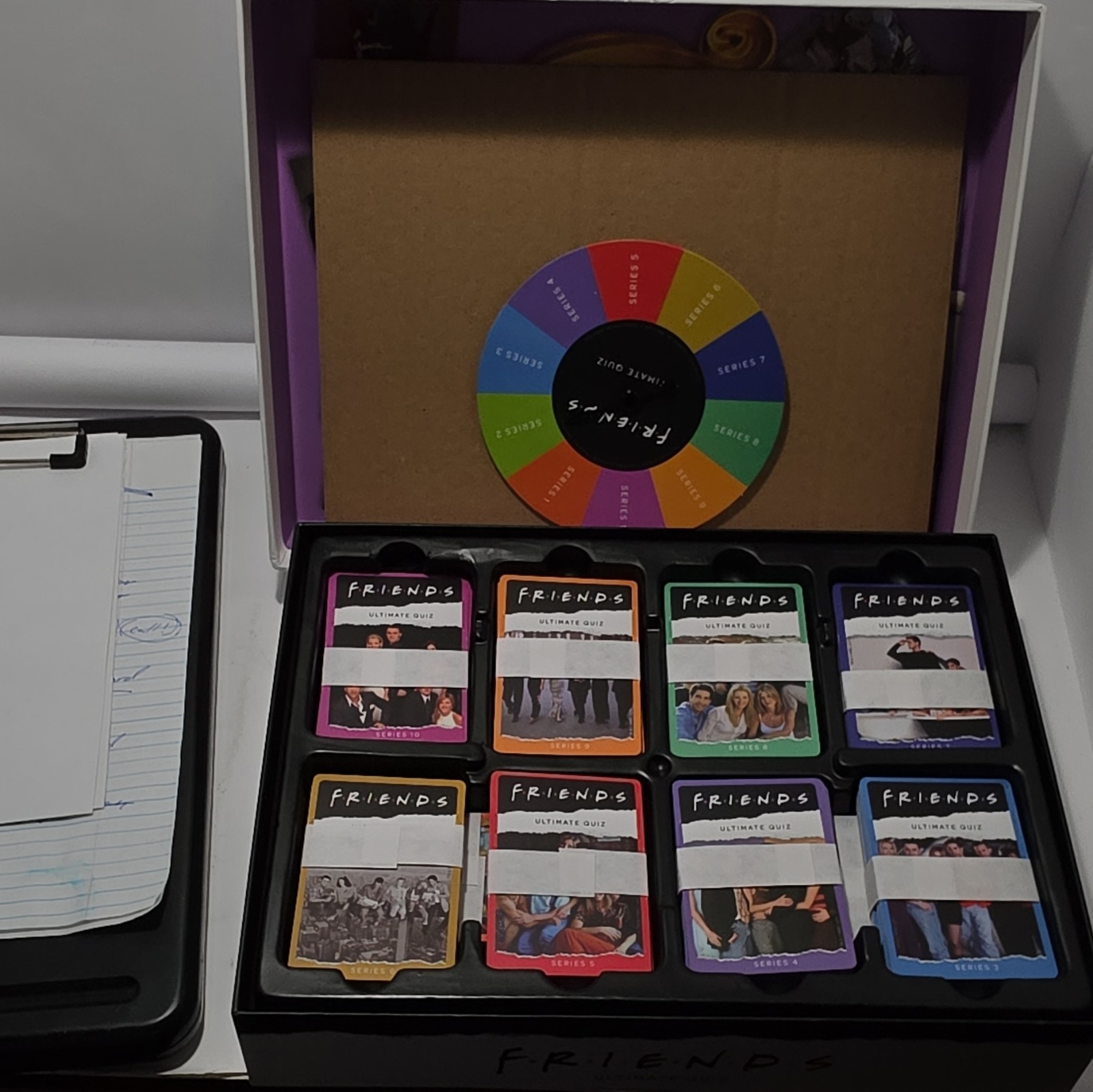 Paladone Friends Ultimate Quiz Game w/ Spinning Wheel, 2+ Players, Age 12+, 2019