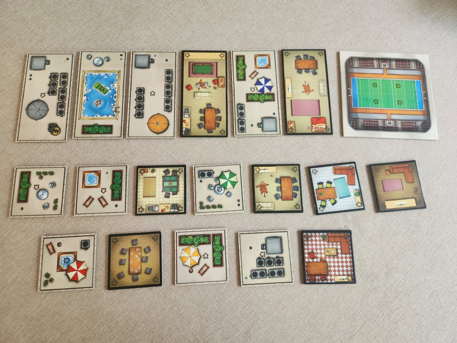 Terror in Meeple City (Rampage) Dexterity Board Game Repos 2013 RARE