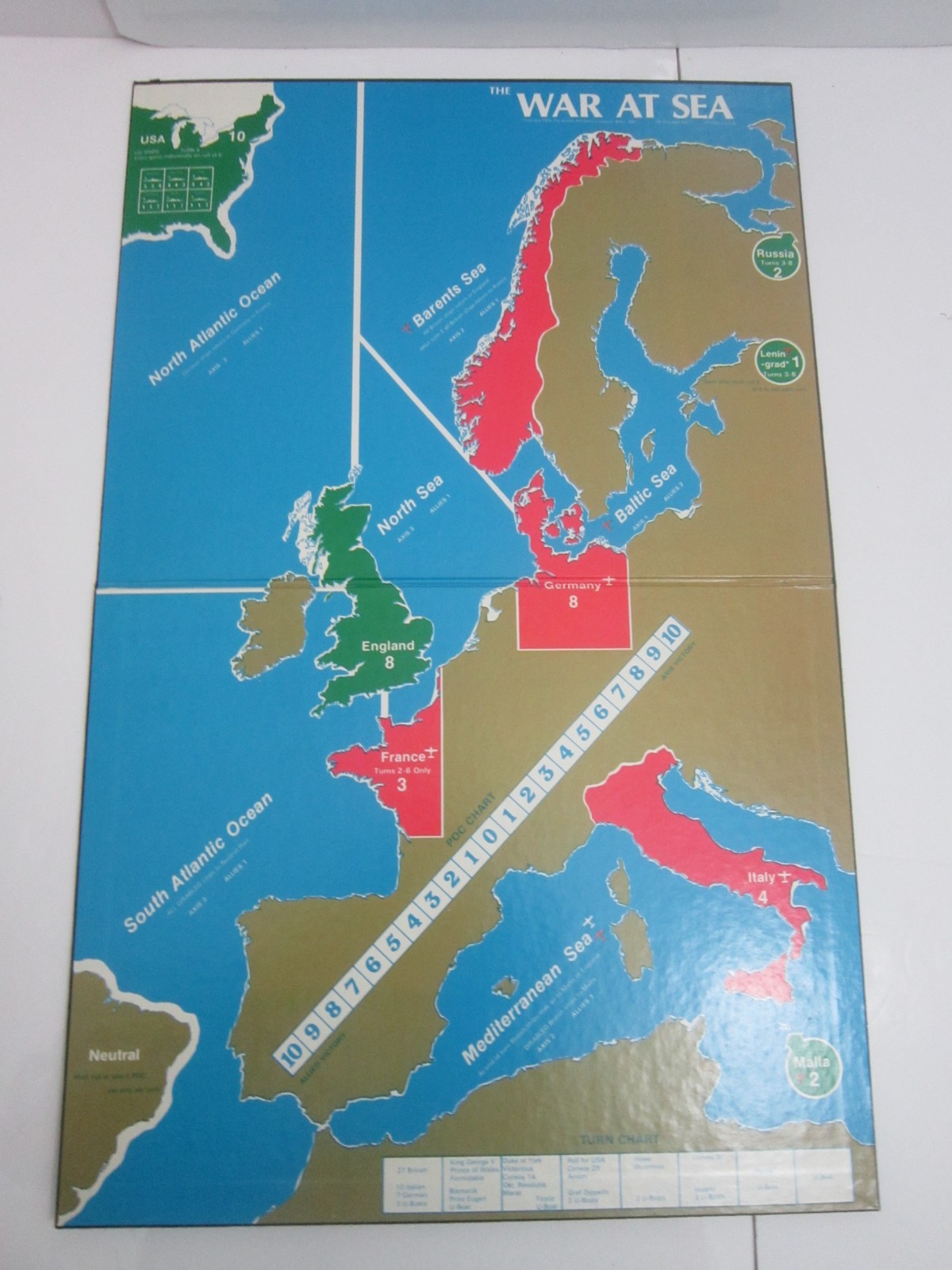 Lot 5 Avalon Hill Games Victory Pacific Luftwaffe Bismarck War At Sea Kriegspiel