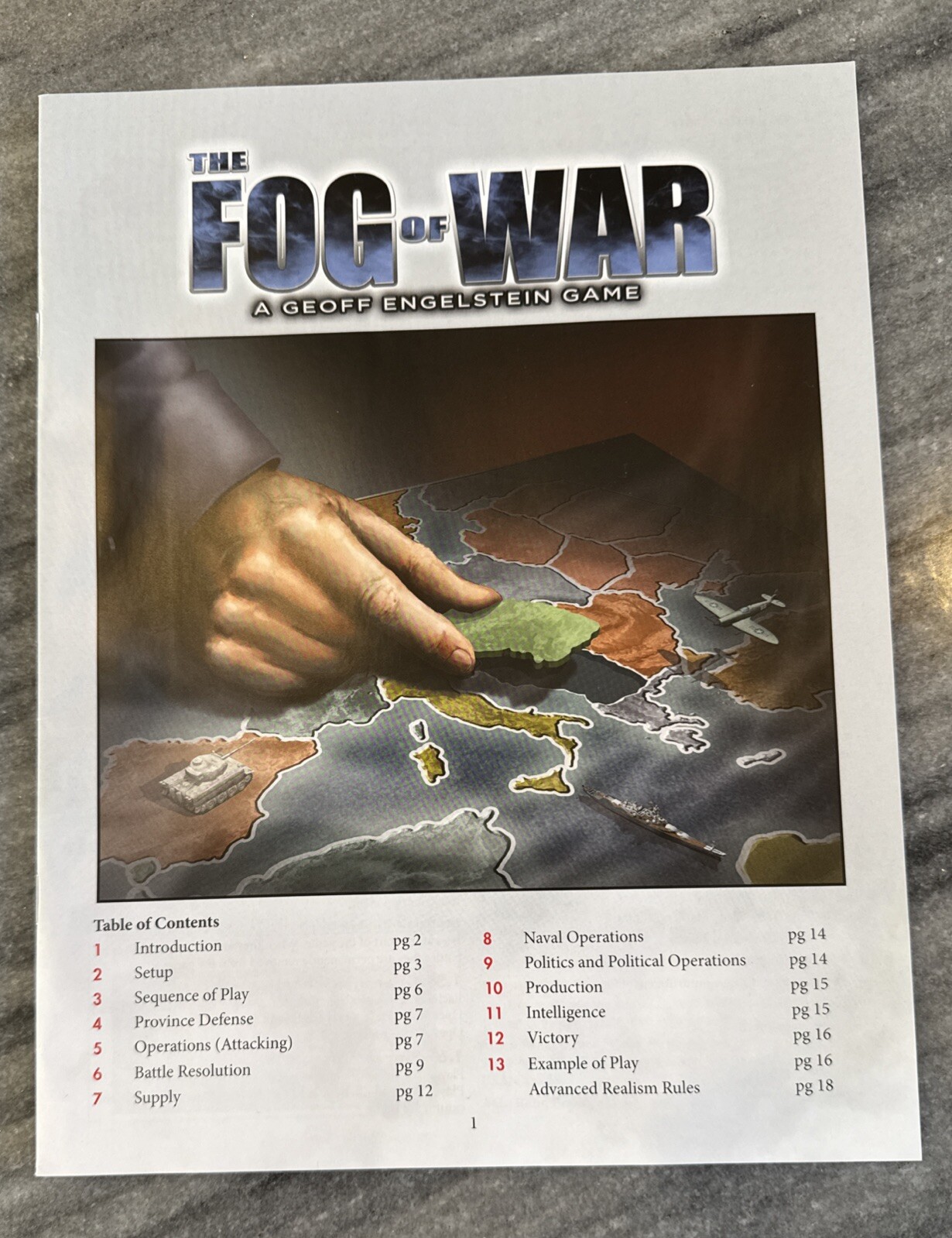 ✨The Fog of War Board Game VG COMPLETE VG Condition ✨