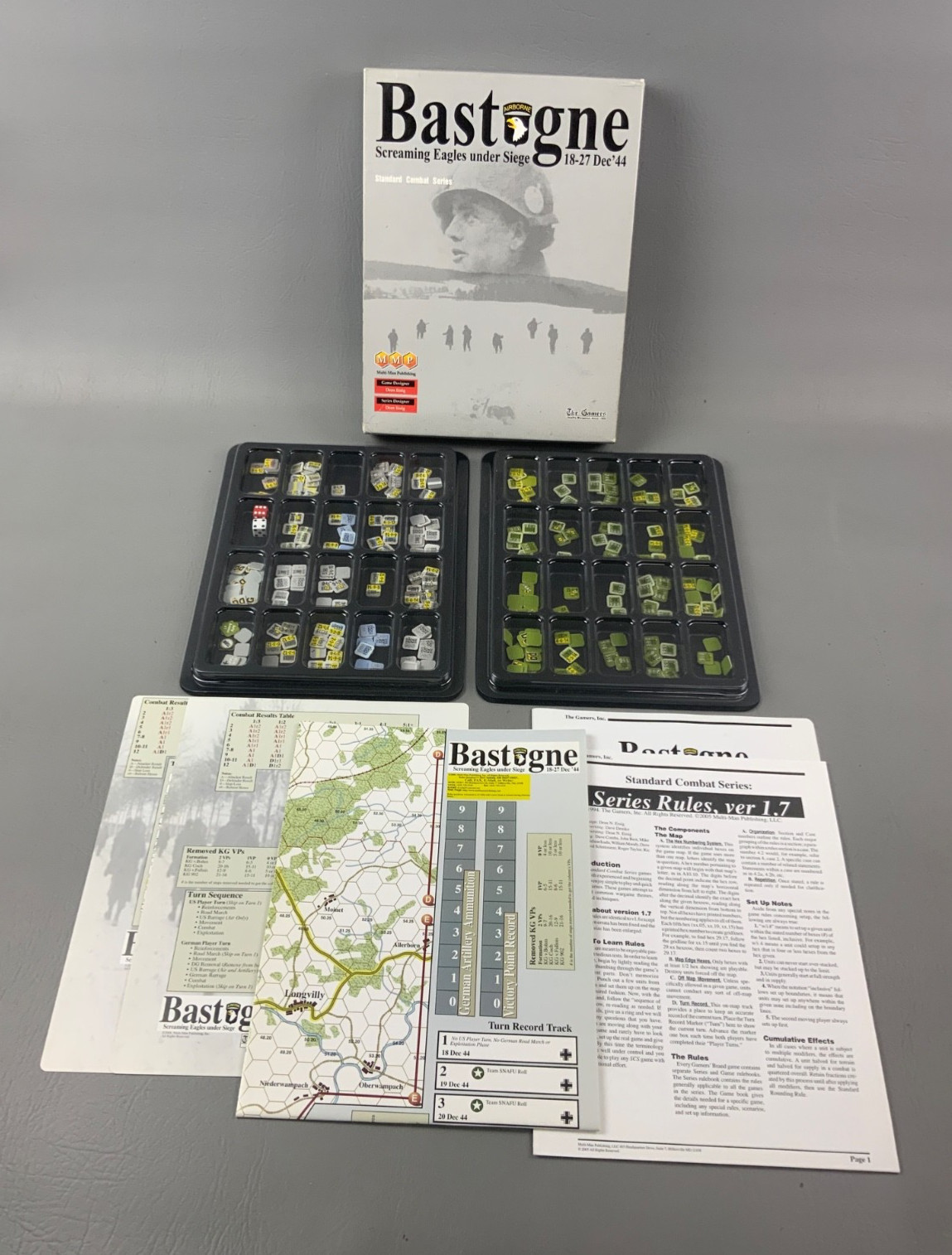 Bastogne Screaming Eagles Under Seige Standard Combat Series Game