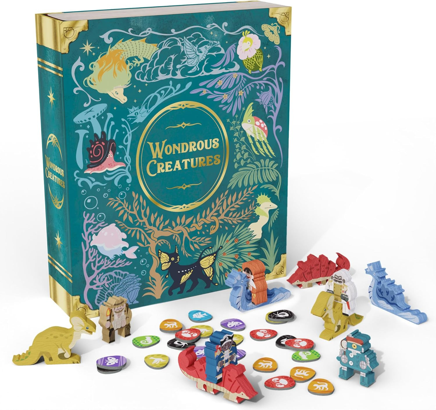 Wondrous Creatures Board Game – Worker-Placement & Tableau Building Strategy Gam