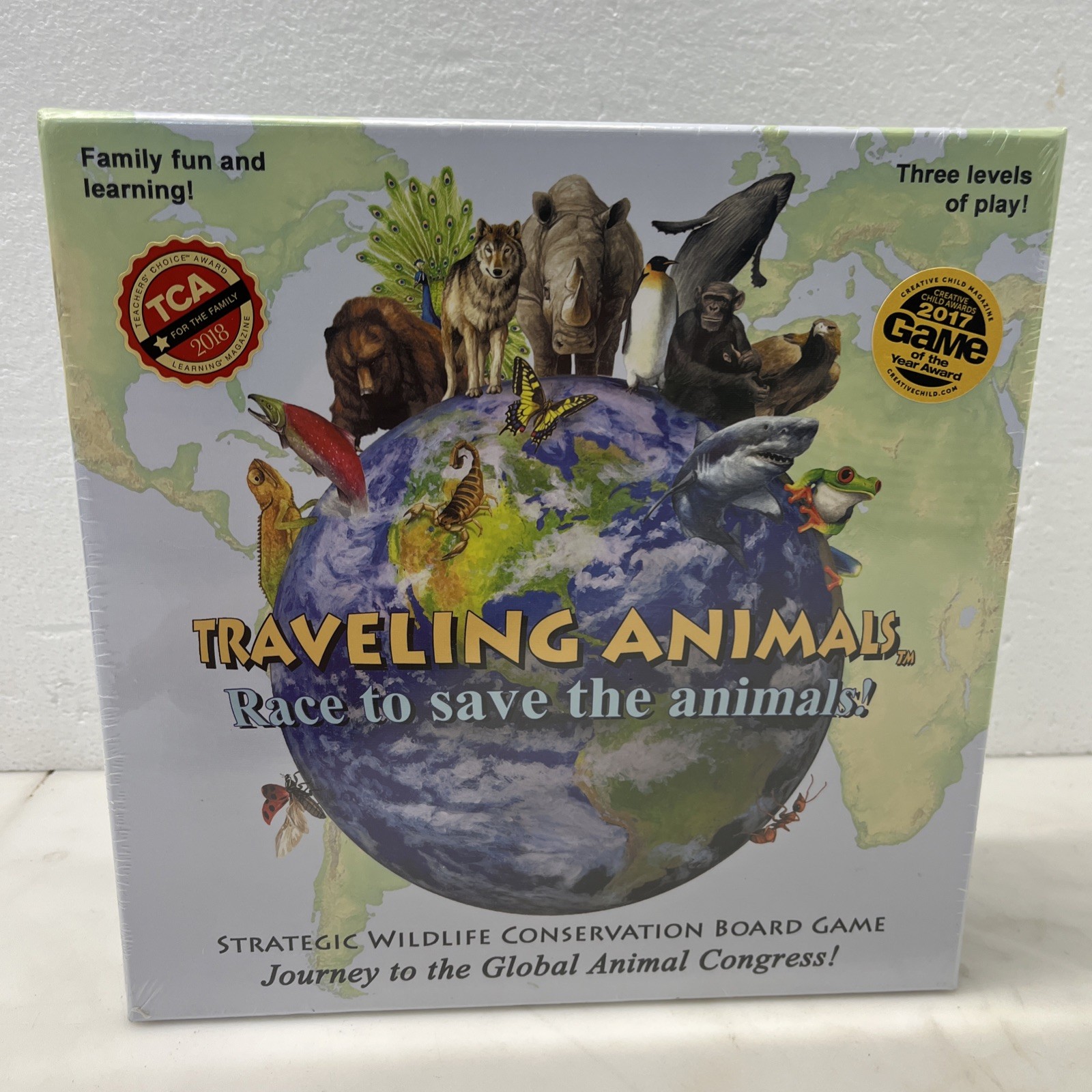 Traveling Animals Race To Save The Animals Board Game