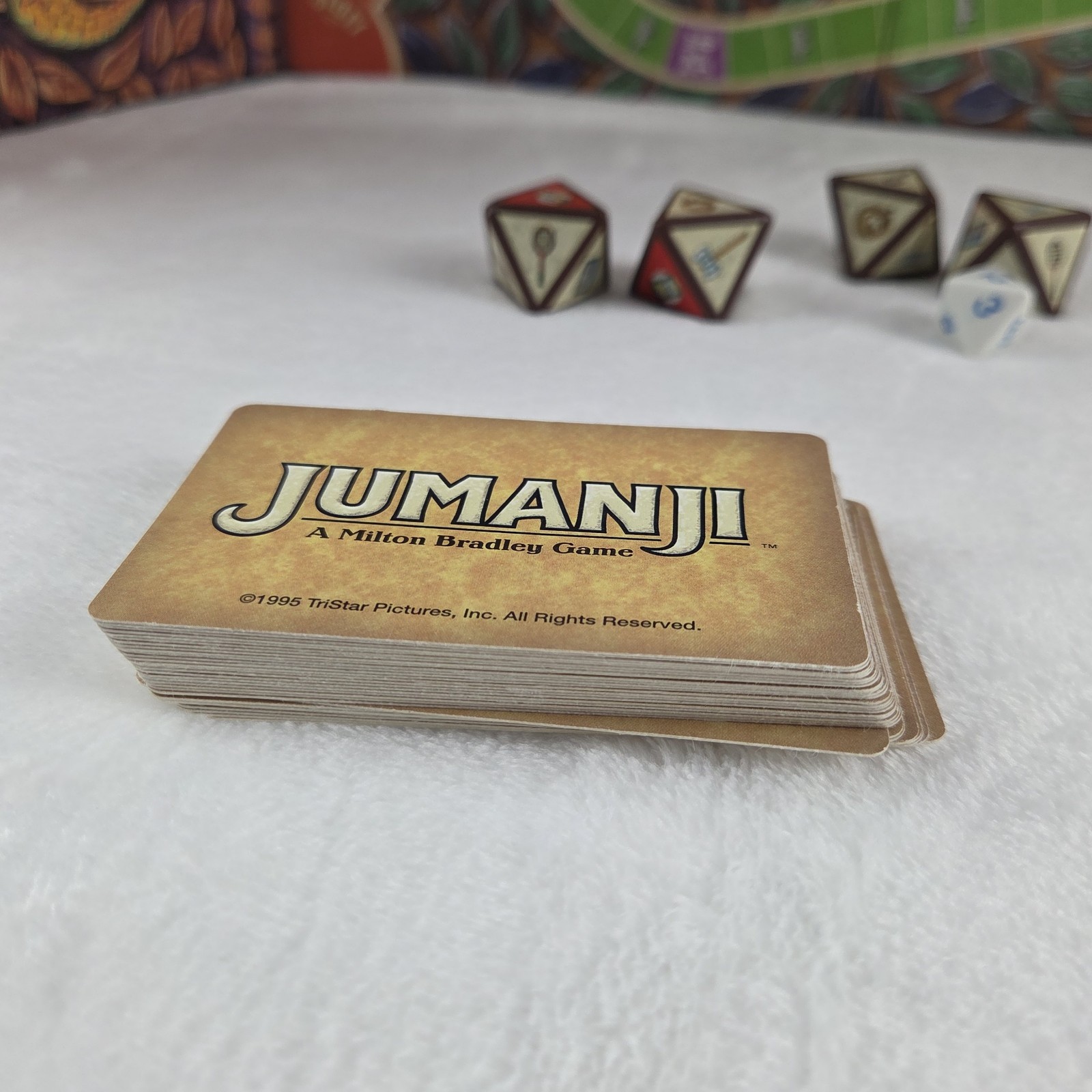 Vintage 1995 Jumanji Board Game Milton Bradley Complete! Nice Condition