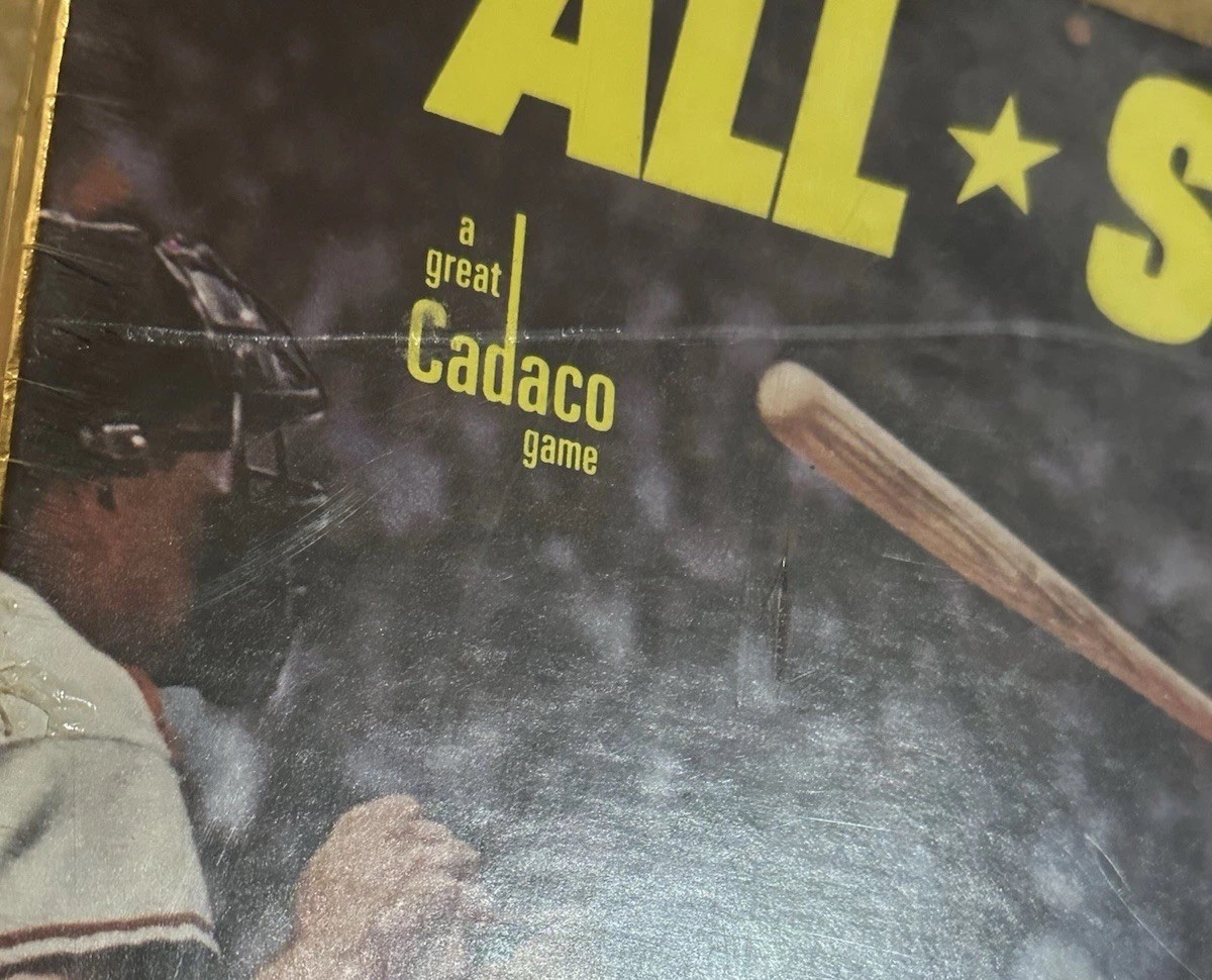 VTG Cadaco All-Star Baseball Game 1968 New Sealed MLB Board Game 1980s Release