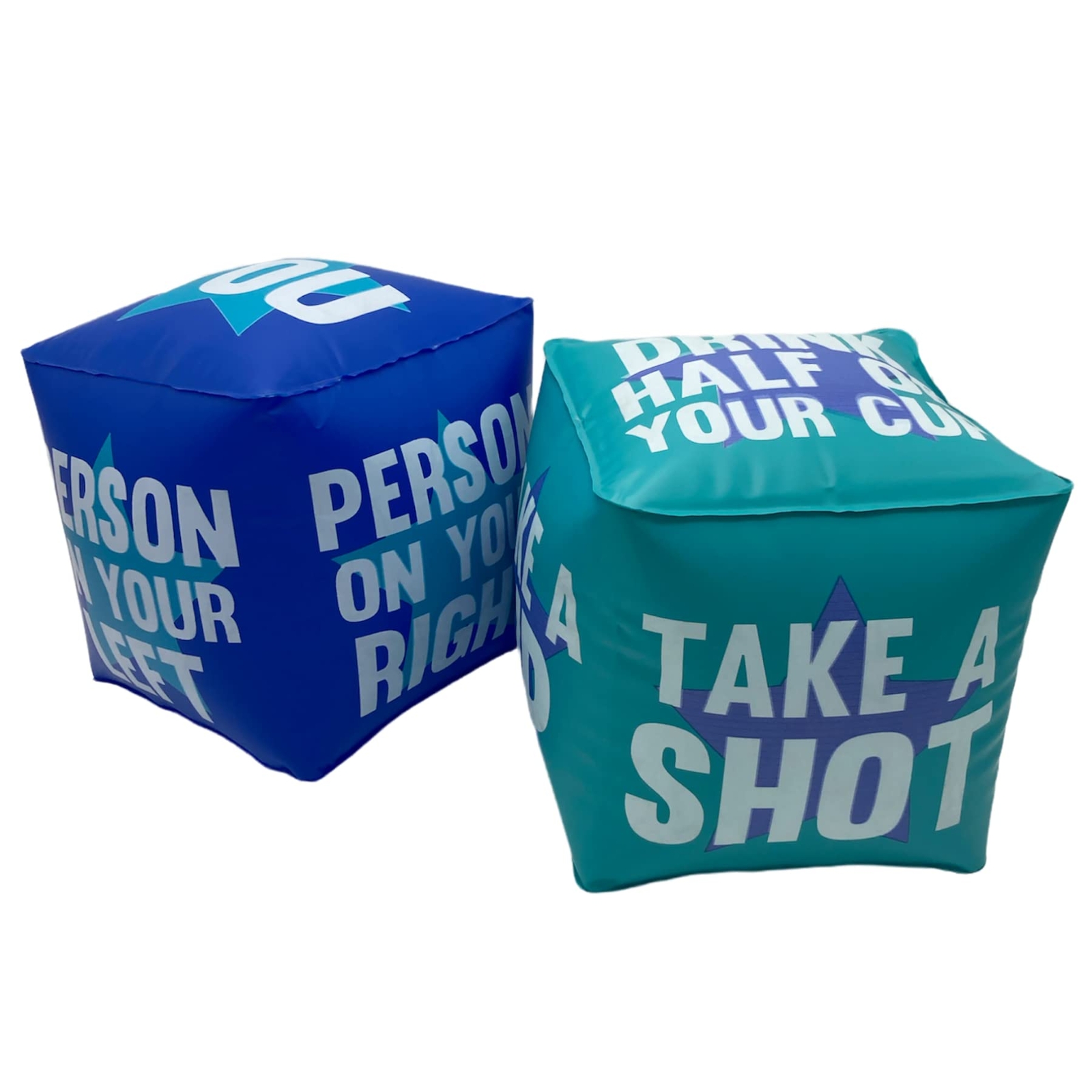 Giant 10″ Inflatable Dice Drinking Game – Pool Parties, Lawn, Floor, BBQ Games