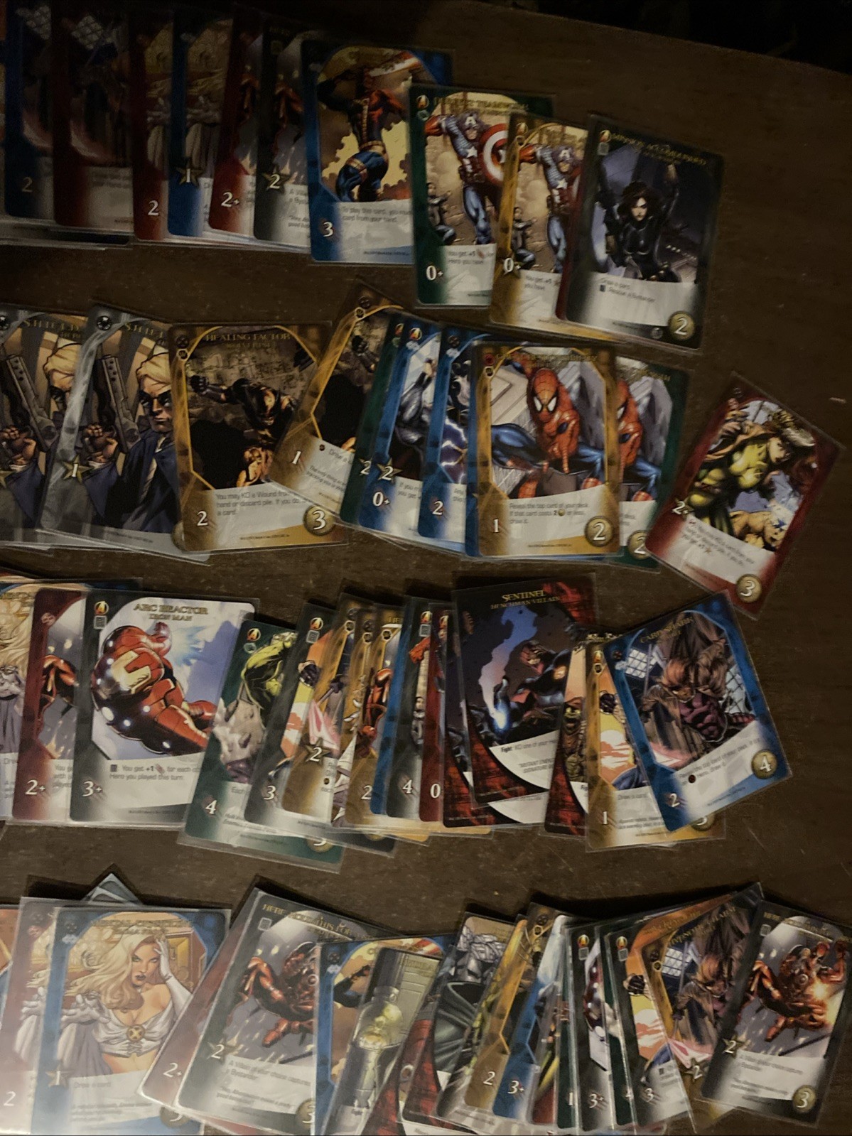 Lot of 500 Upper Deck Marvel Legendary Cards