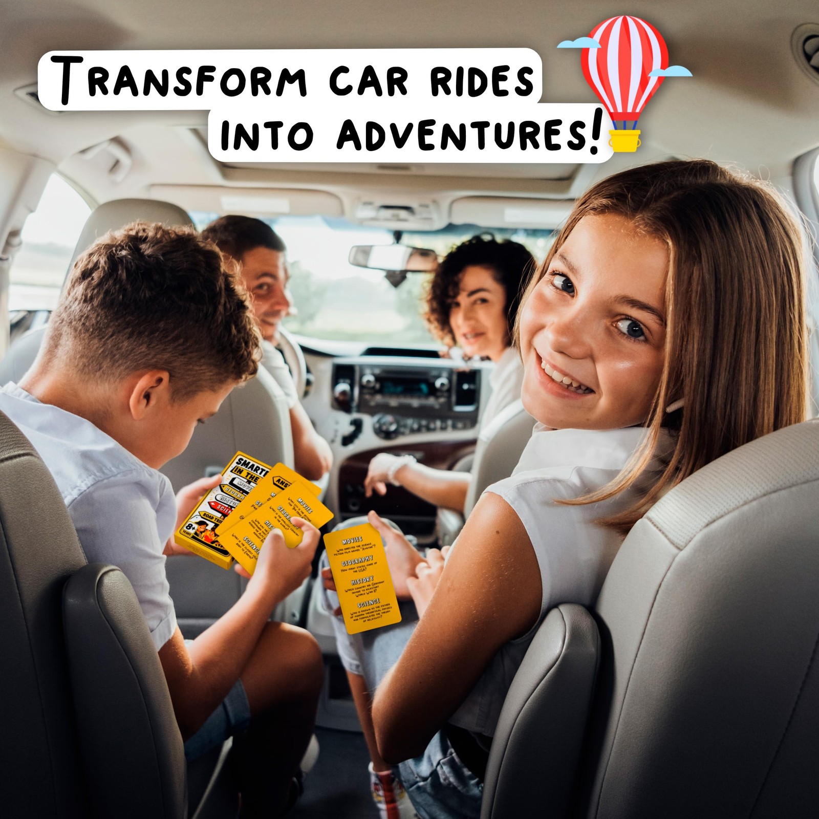 Road Trip Trivia – Road Trip Games for Kids Travel Essentials Car Activities …