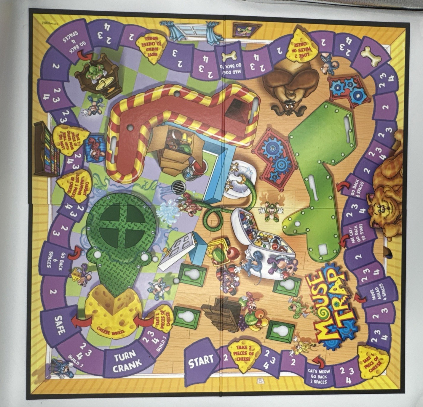 Mouse Trap Board Game Complete 2005 Milton Bradley MB USA Classic Family