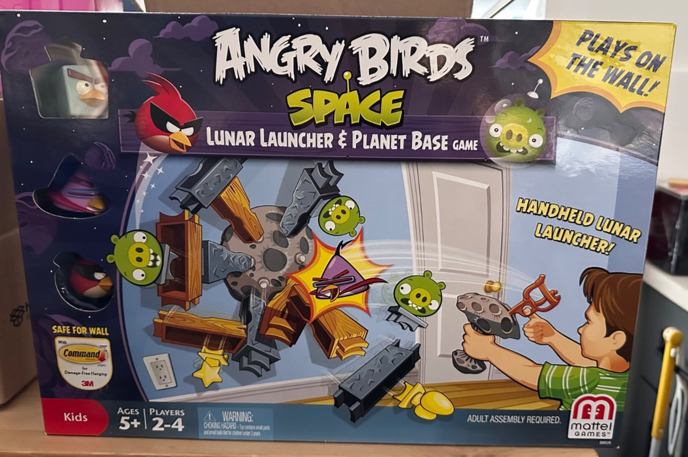 NEW Angry Birds Space Lunar Launcher & Planet Base Game – 2013 Mattel Games