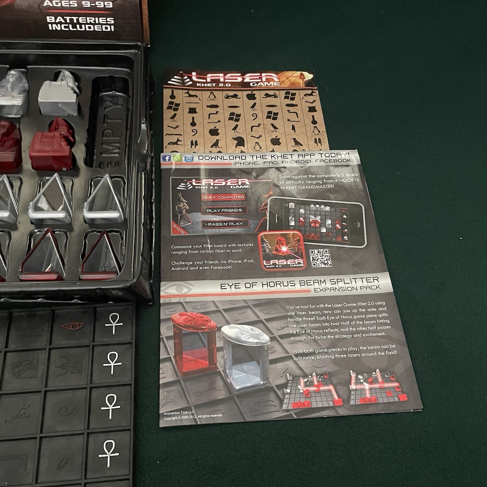 Laser Khet 2.0 Strategy Board Game- Mensa Select, NAPPA, TOTY Complete Tested