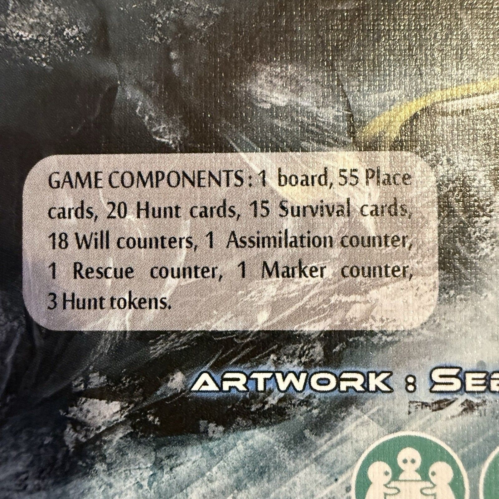 Not Alone by Ghislain Masson Geek Attitude Stronghold Games Complete A+ 2016