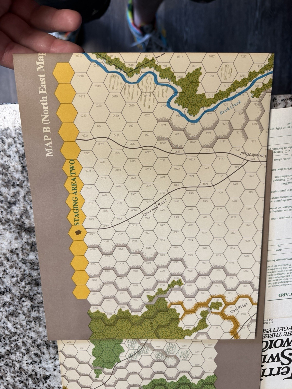 SPI 1976 Tray – TERRIBLE SWIFT SWORD – Three Days of Gettysburg Game UNPUNCHED