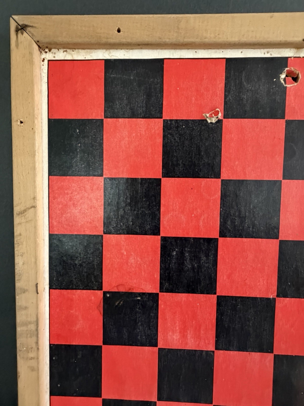Vintage Creative Ideas Inc. WA HOO Marble Board Game, Board Only Reversible Flaw