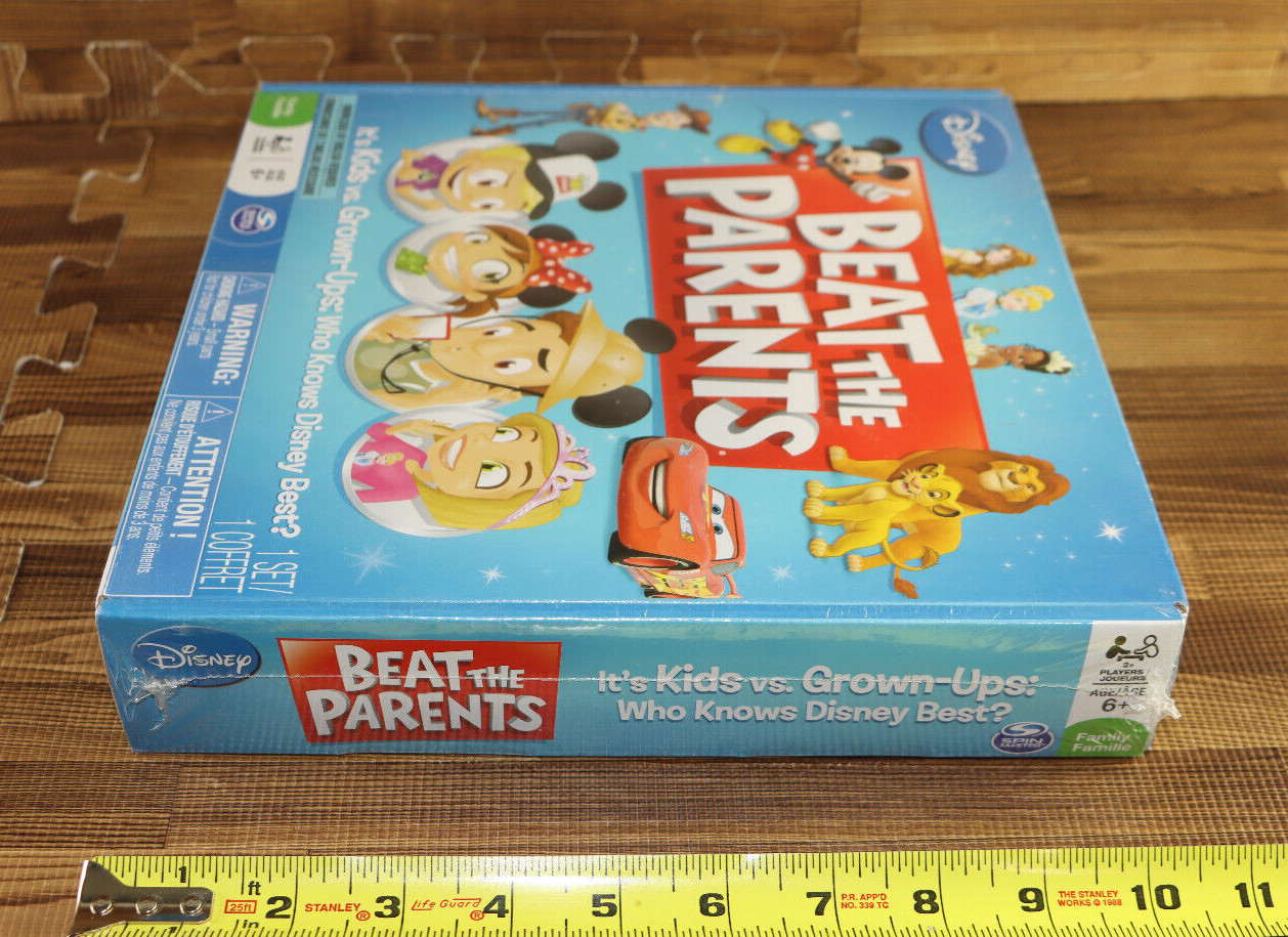 Disney Beat the Parents Kids vs. Grown Ups Who Knows Disney Best? Game SEALED