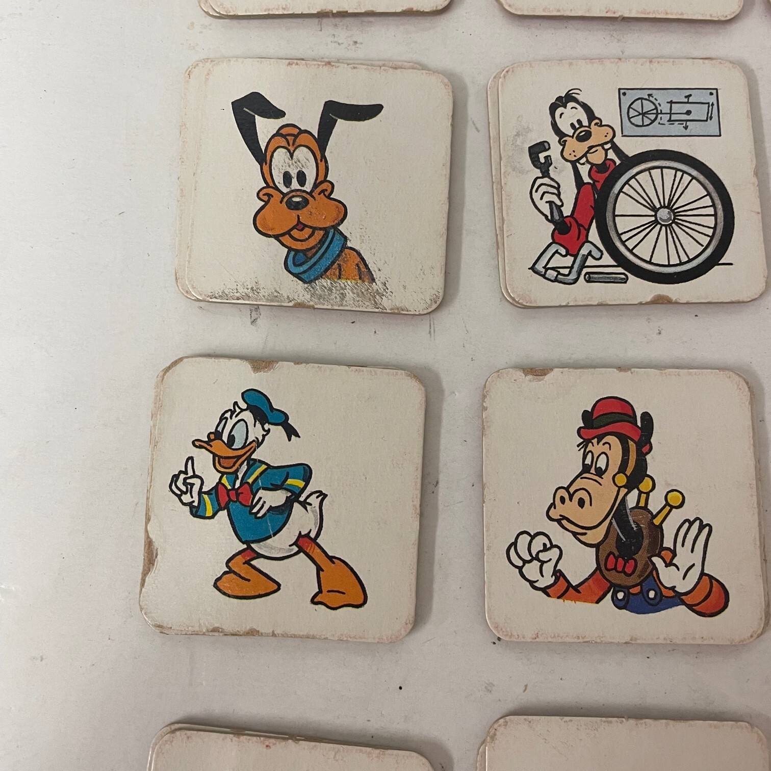 Mickey Mouse Memory Game By Milton Bradley Vintage 1990 Missing One Tile Classic