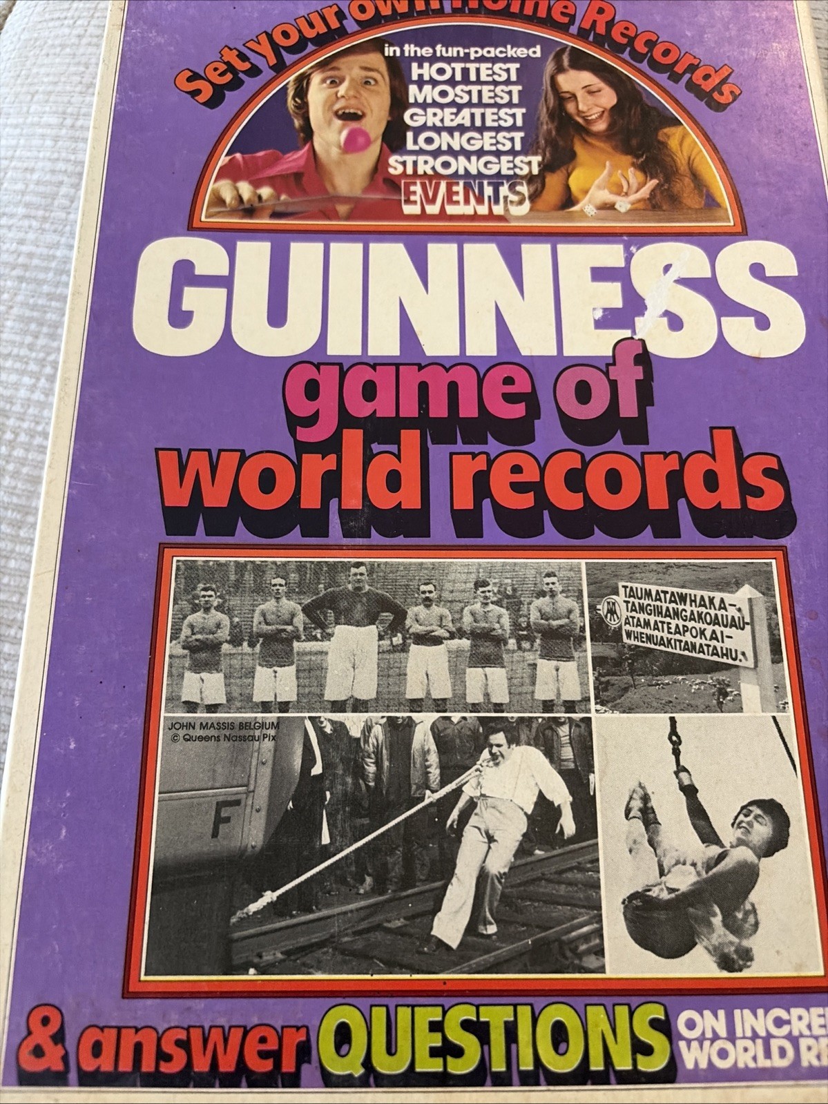 Guinness Game of World Records 1975 VTG Parker Brothers #75 Sterling Publishing