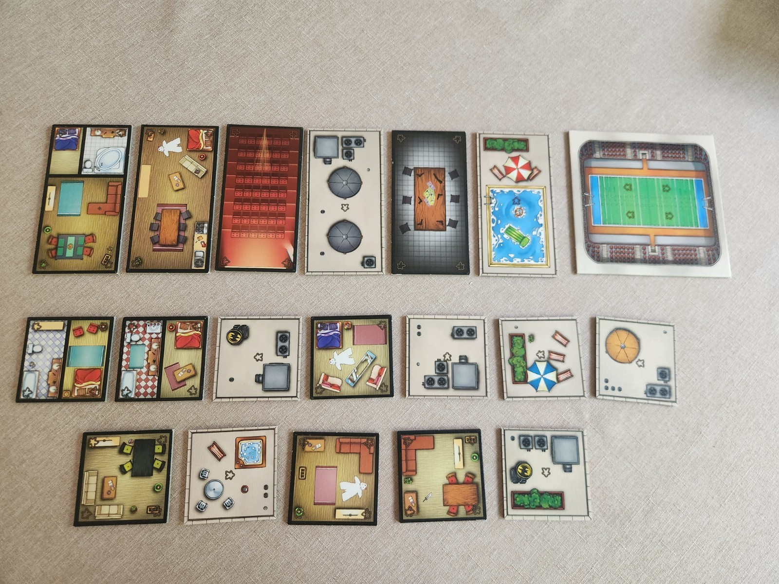 Terror in Meeple City (Rampage) Dexterity Board Game Repos 2013 RARE