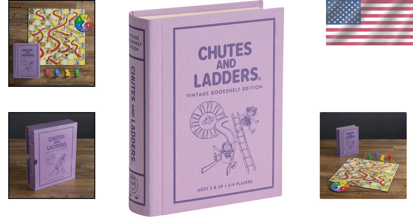Vintage Chutes and Ladders 1979 Edition – Shelf-Ready Board Game for Families