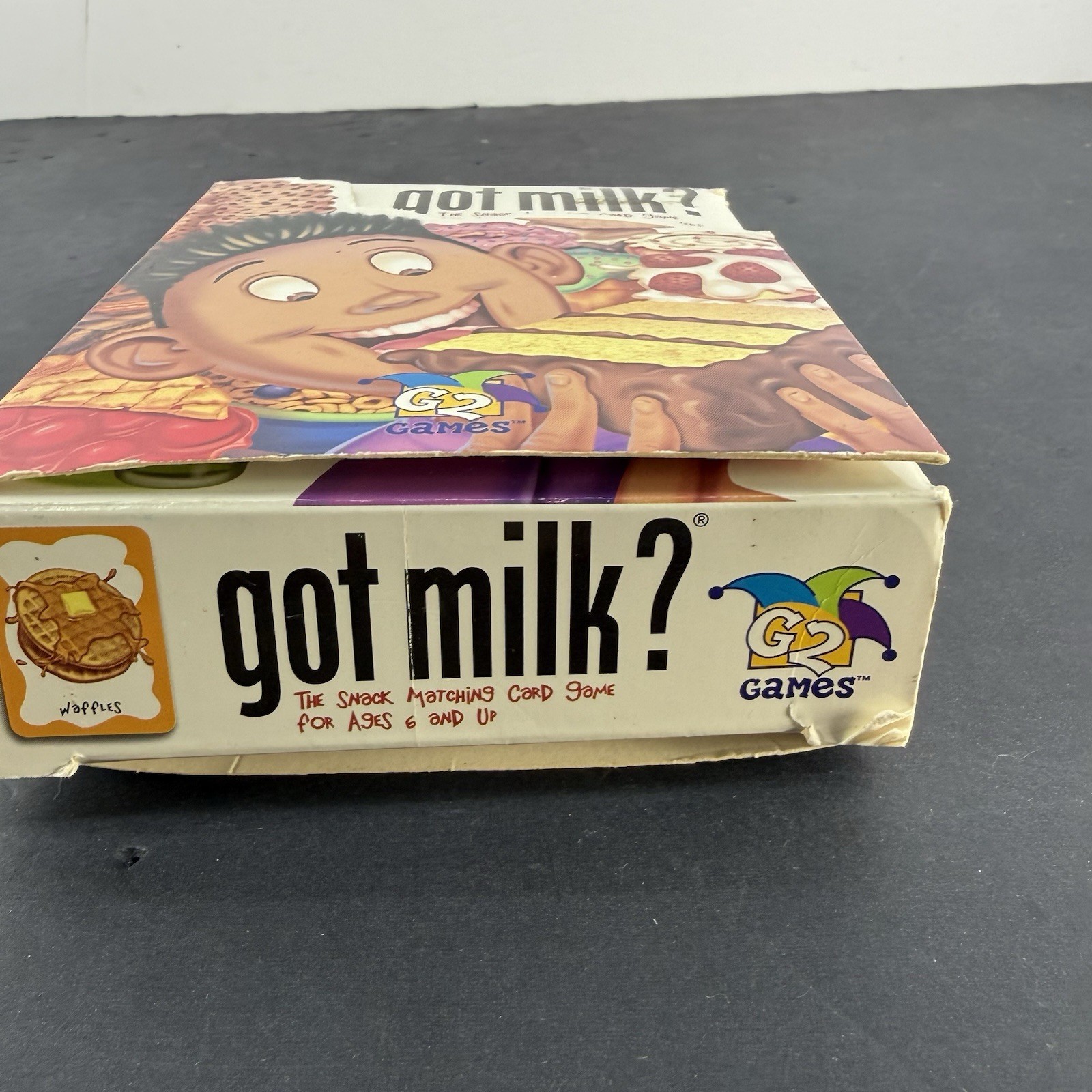 Got Milk? Snack Matching Card Game G2 Games 2001 Complete Milk Processor Board