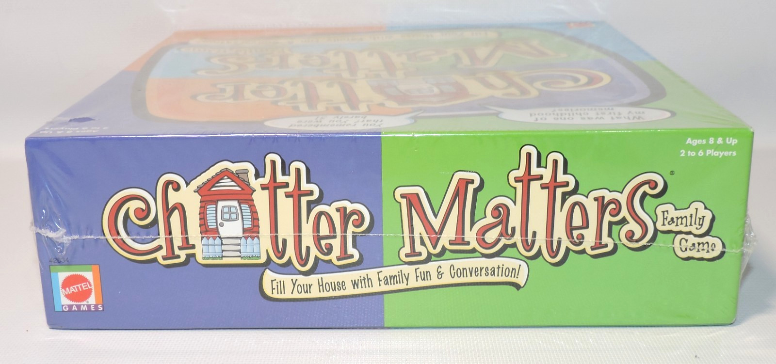 The Chatter Matters Family Fun Game, 2 to 6 Players, Ages 8 and Up, NEW, SEALED