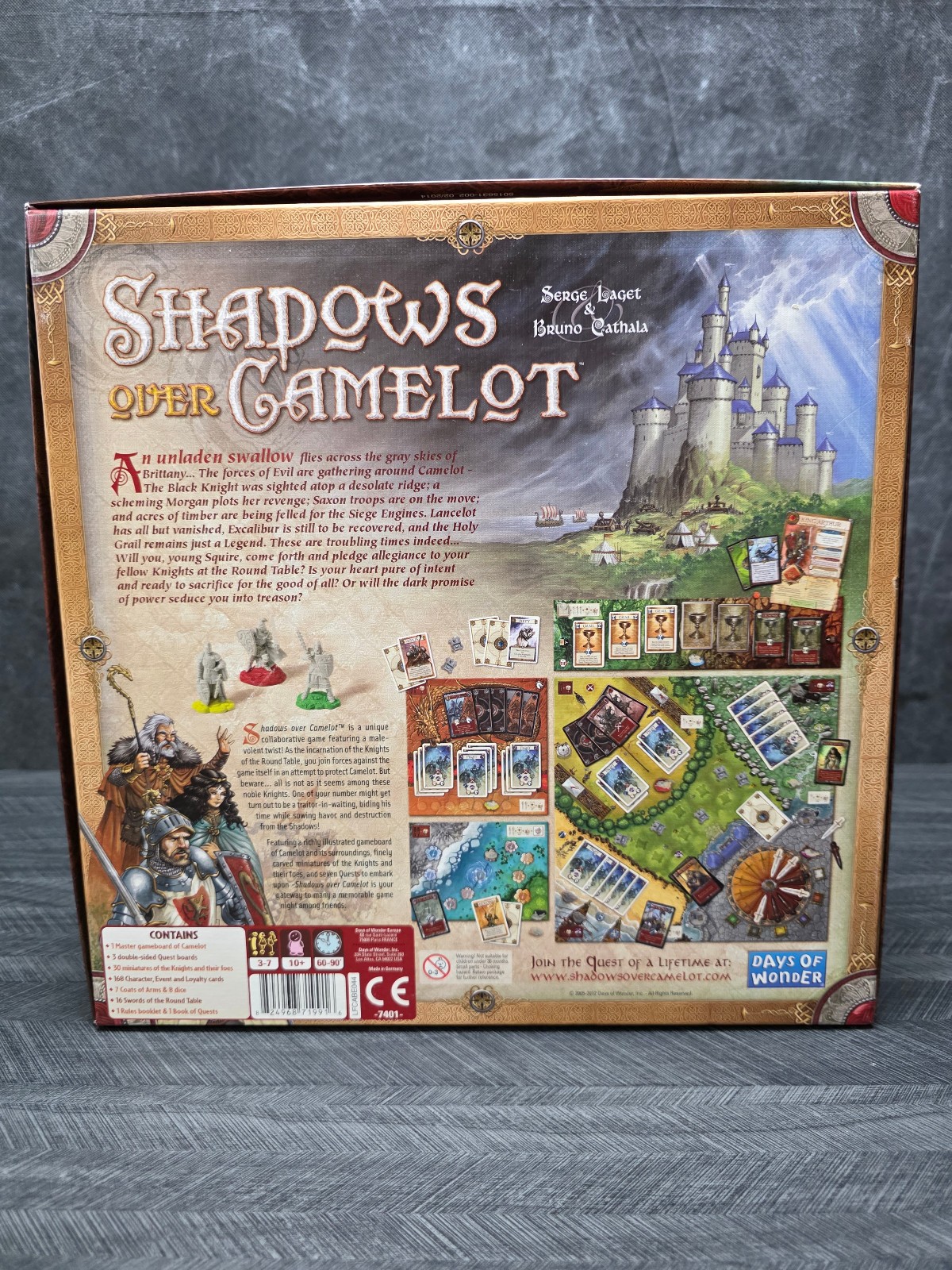 Shadows Over Camelot Days of Wonder Fantasy Board Game Complete In Great Shape