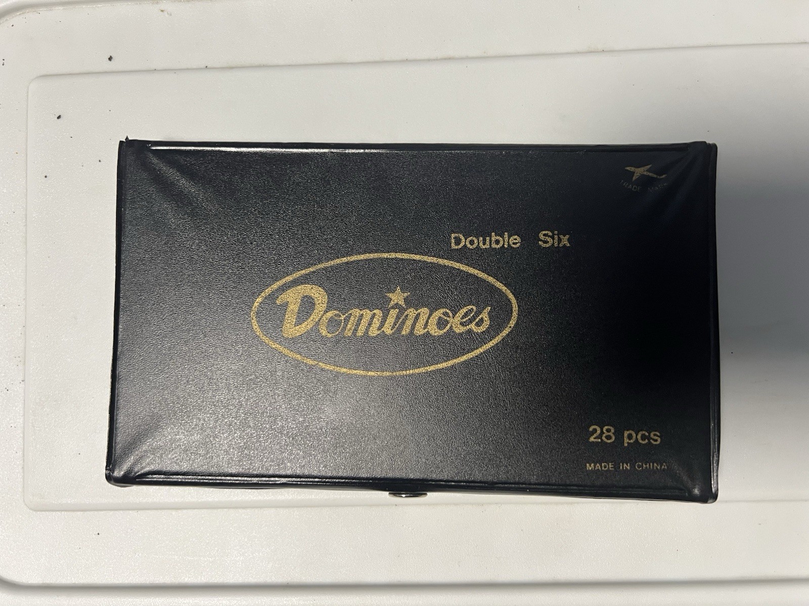 Dominoes Set In Black Case
