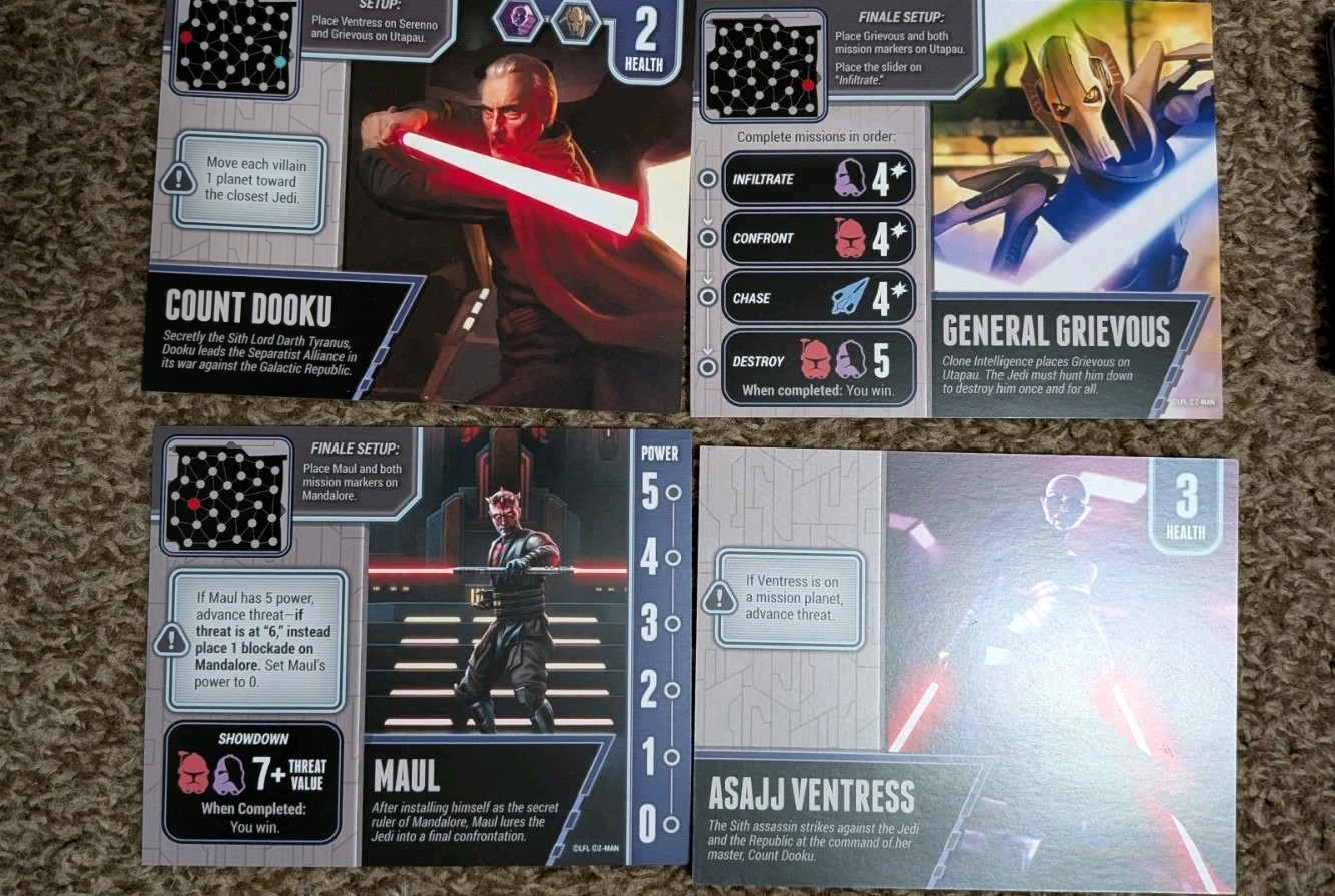 Original Z-Man games Star Wars: The Clone Wars board game in mint condition Read