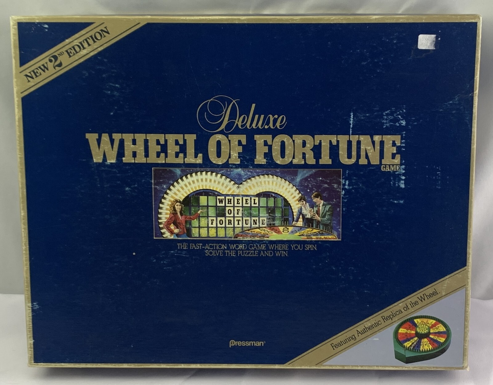 1986 Deluxe Wheel of Fortune Game 2nd Edition by Pressman Complete Great Cond