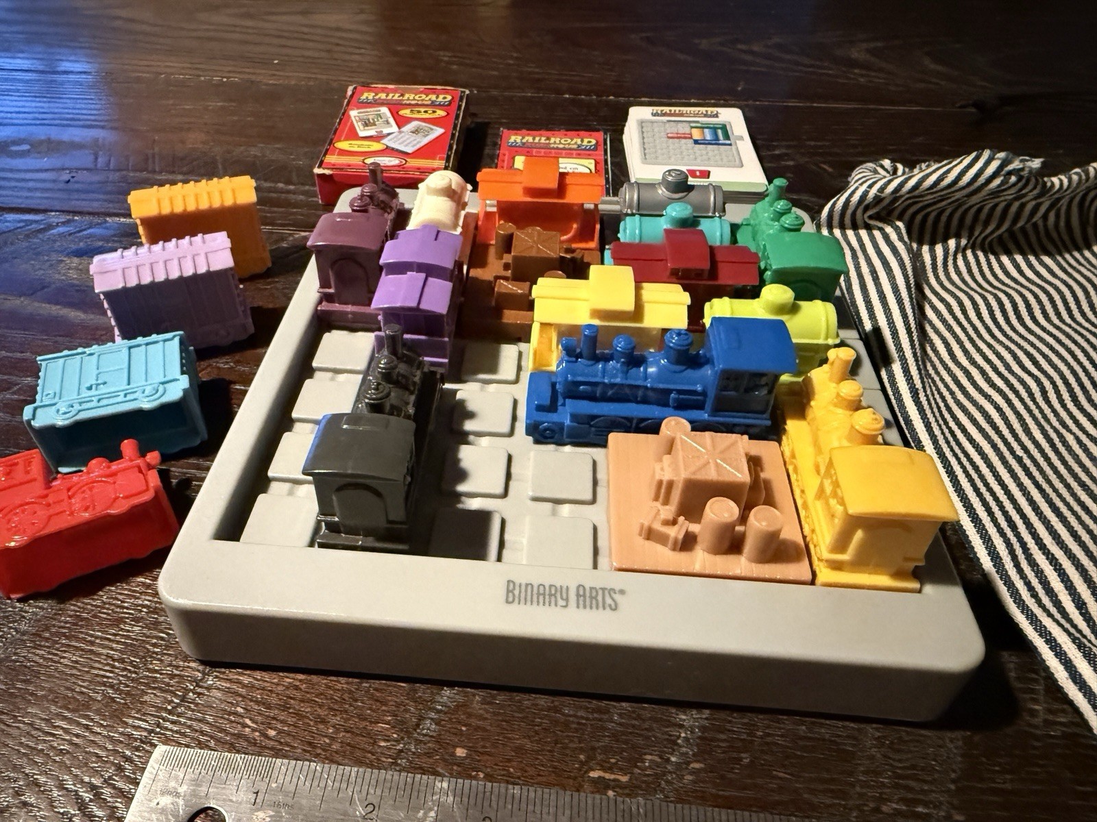 RAILROAD RUSH HOUR Train Escape Game complete Brain Teaser Puzzle Binary Arts