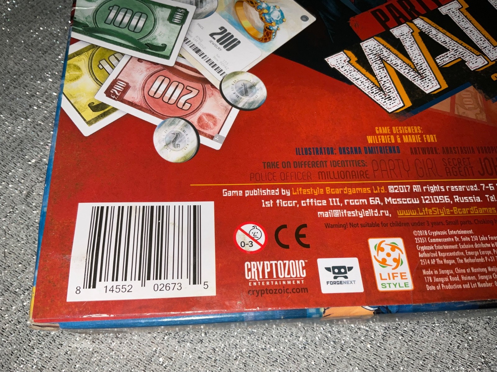 Cryptozoic Wallet Party Game Entertainment Board Game New Factory Sealed See Pic