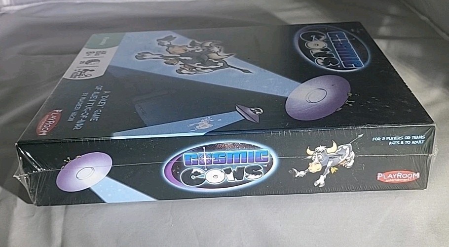 Brand New! Cosmic Cows Board Game Complete -2005 Playroom Entertainment – Sealed