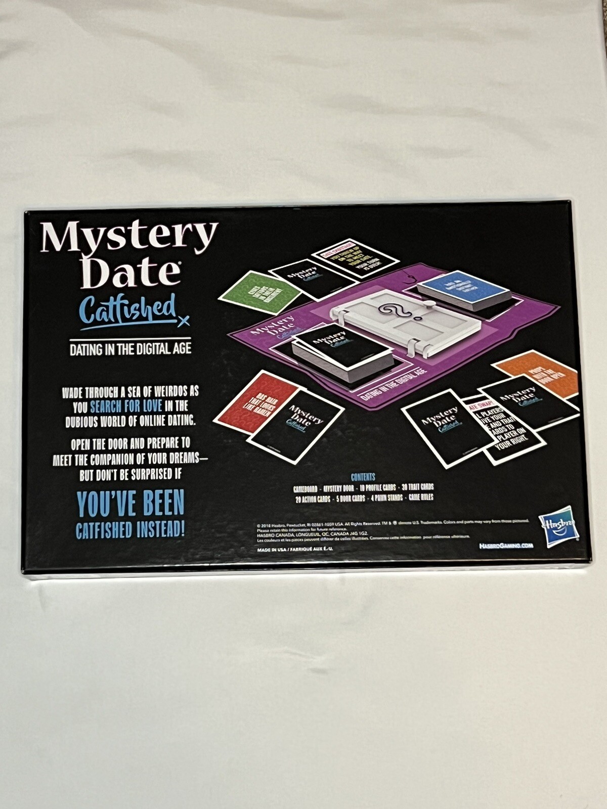 Mystery Date Catfished Dating In The Digital Age Hasbro Board Game – Complete