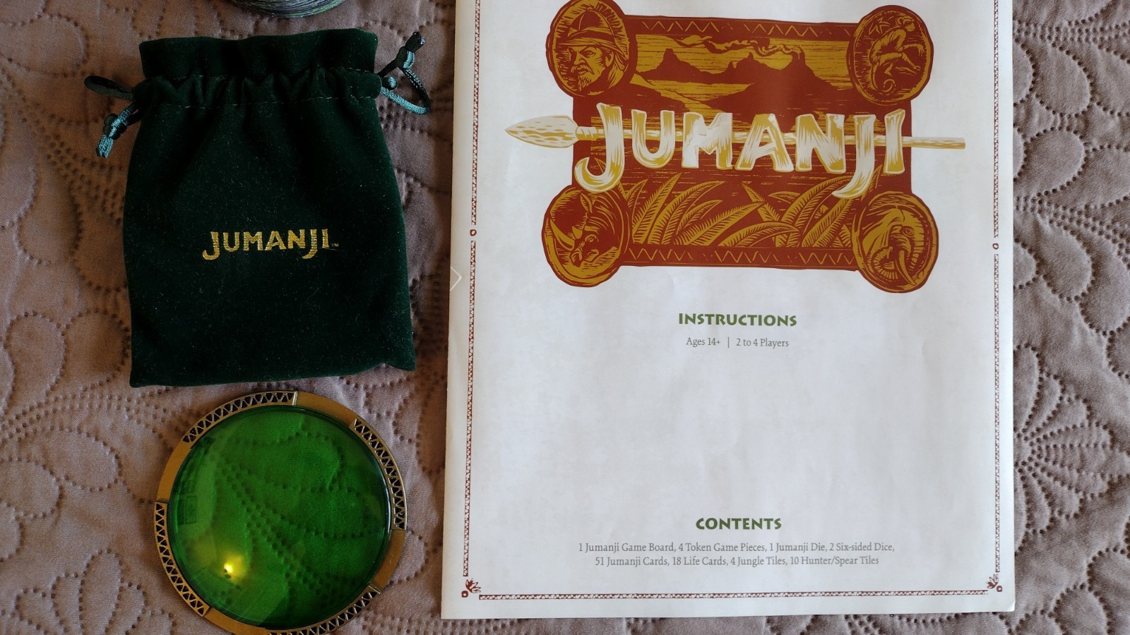 The Noble Collection Jumanji Board Game Collector Replica