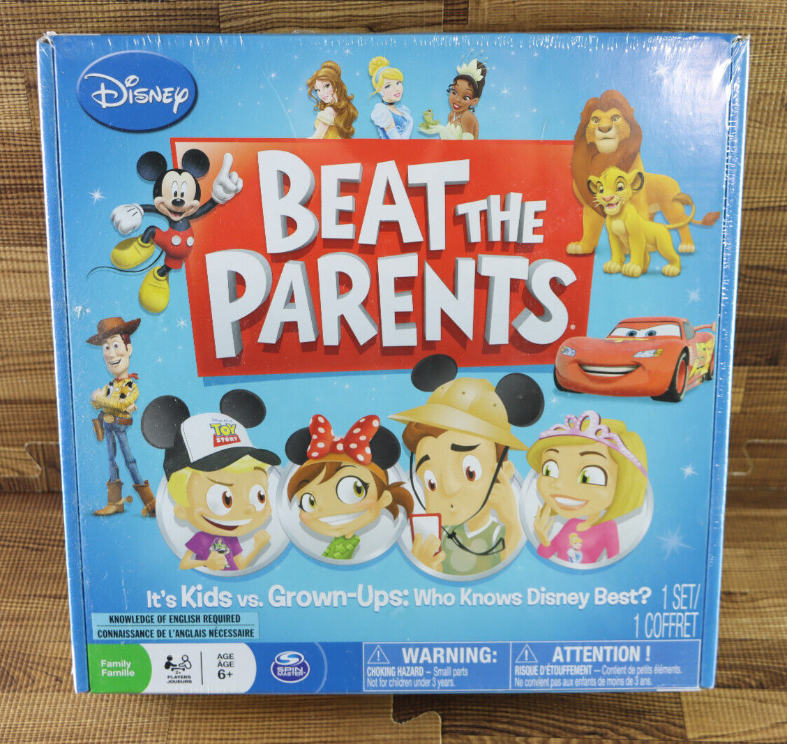 Disney Beat the Parents Kids vs. Grown Ups Who Knows Disney Best? Game SEALED