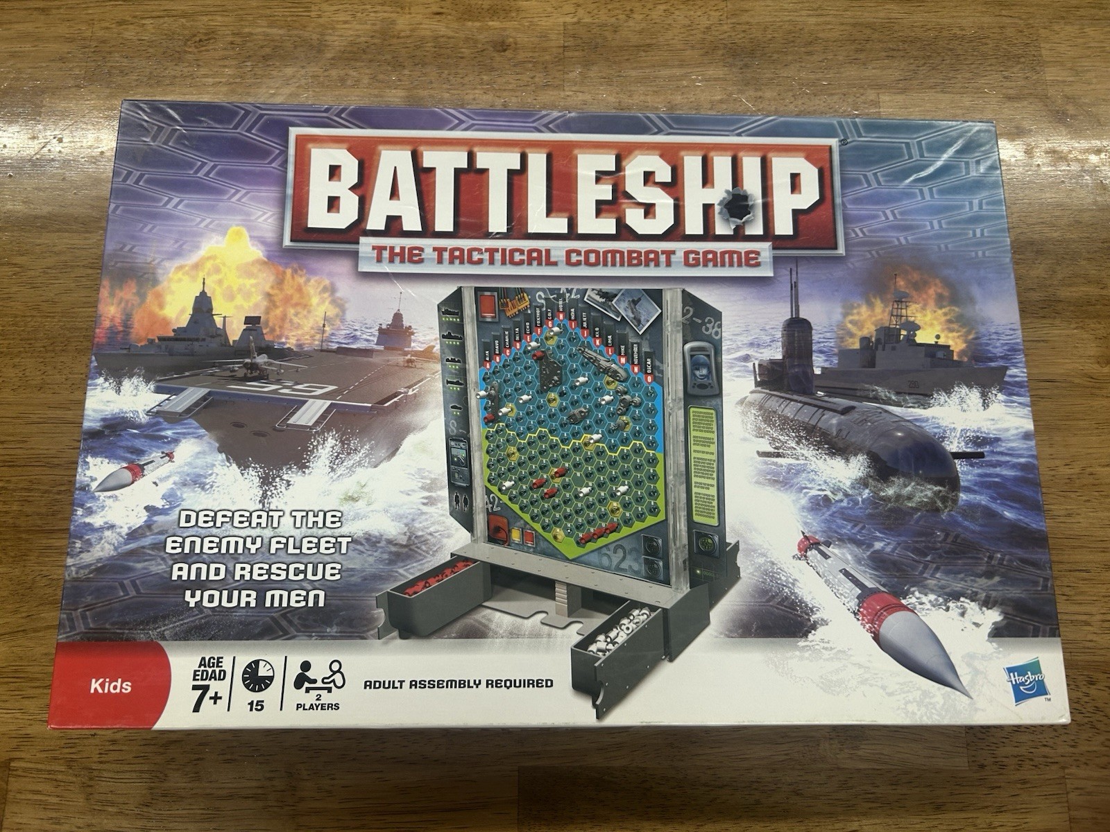 Battleship Tactical Combat Board Game 100% Complete – Hasbro Milton Bradley EUC