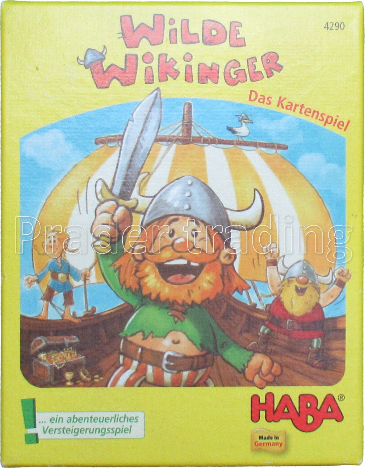 Wild Vikings the card game by HABA 4290- complete Very good including invoice