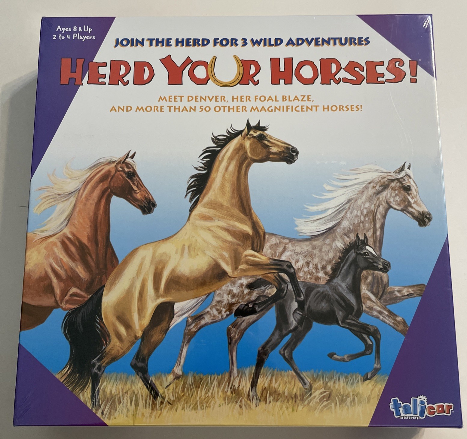 Herd Your Horses Board Game – New Sealed Box NEW by Talicor