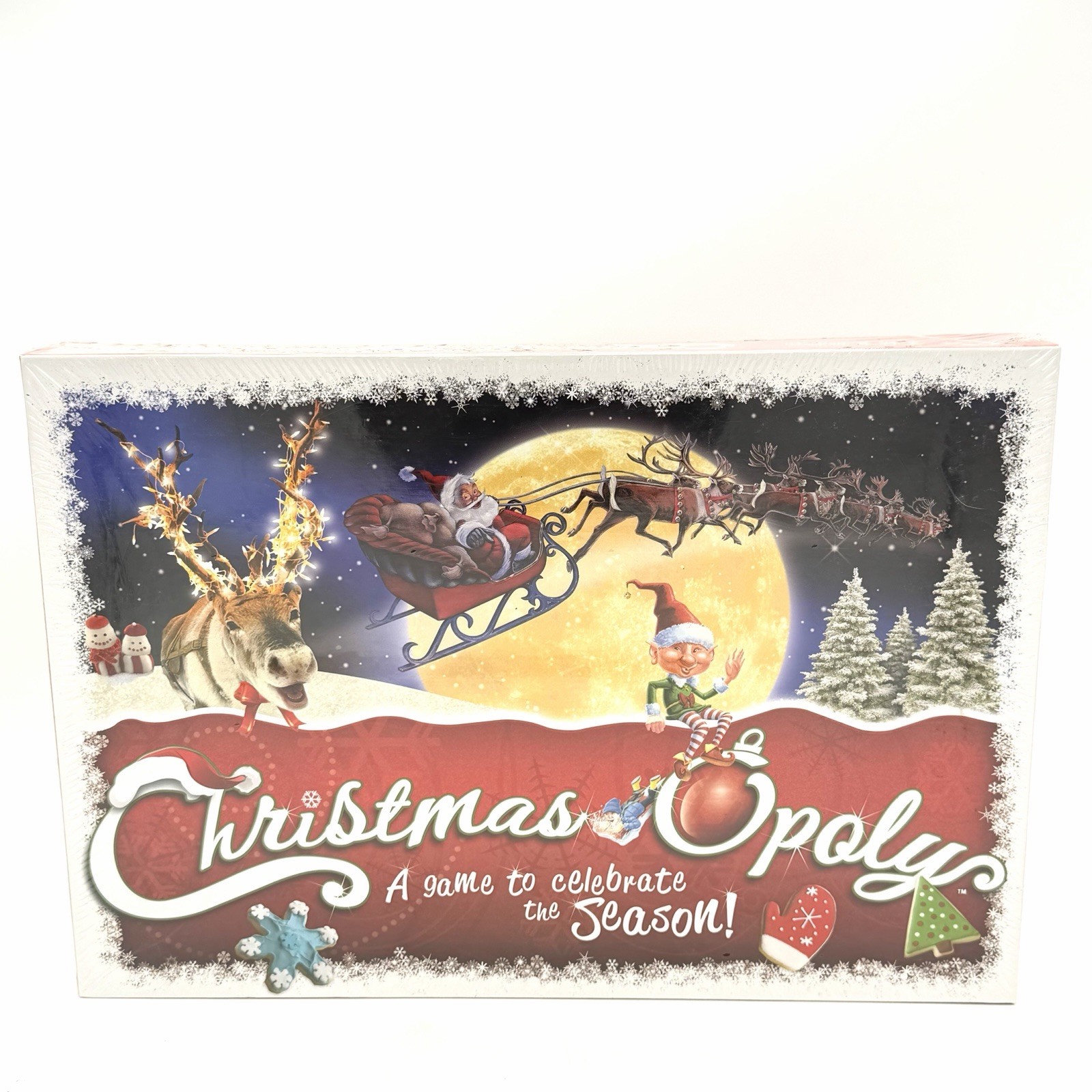 New Sealed Christmas Opoly A Game To Celebrate The Season! Board Game USA