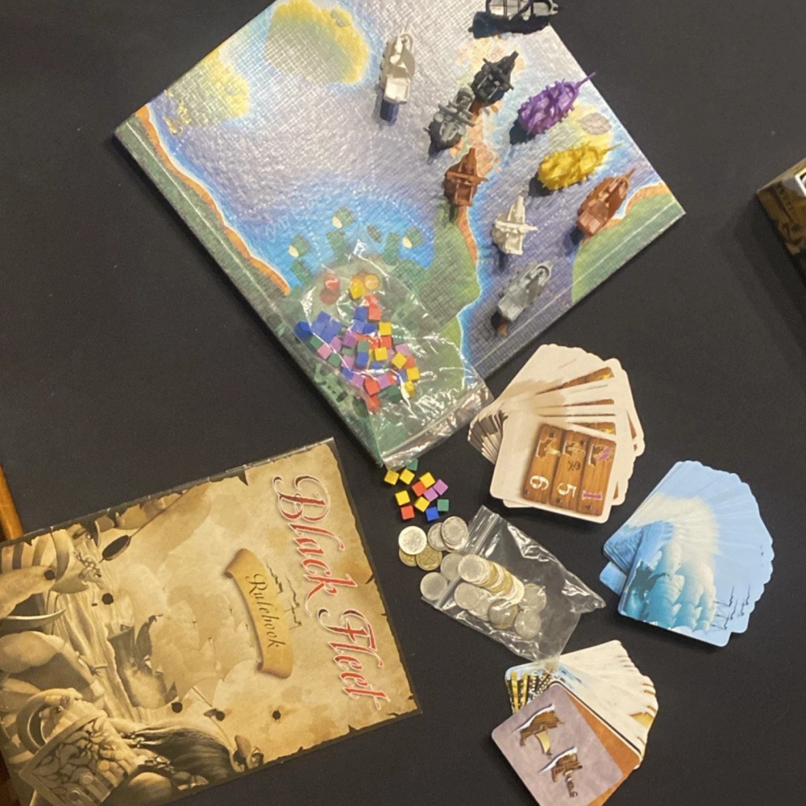 Black Fleet Pirates Board Game- Excellent condition, Complete