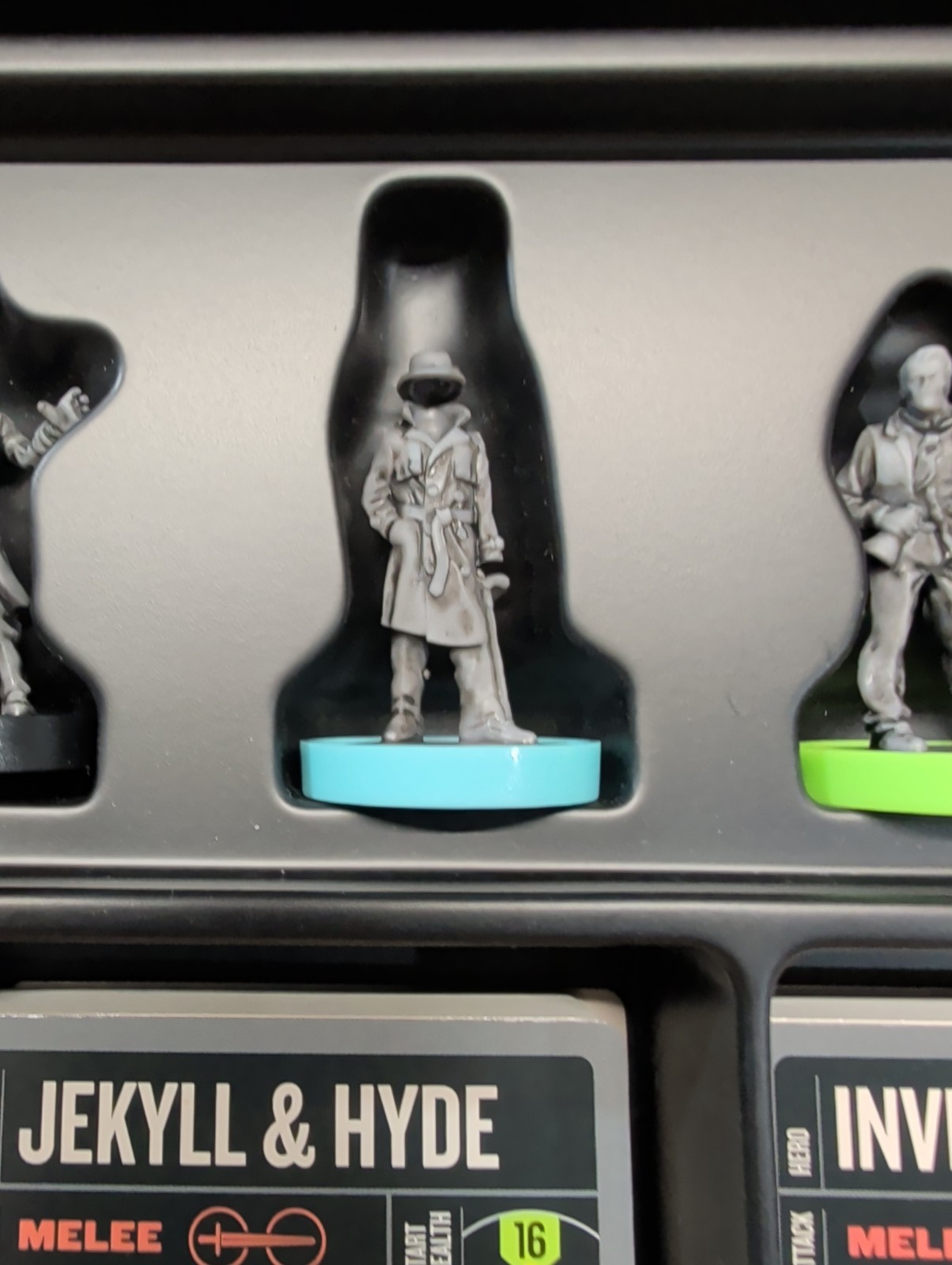 Restoration Games Unmatched: Cobble & Fog Board Game Dracula Miniatures COMPLETE