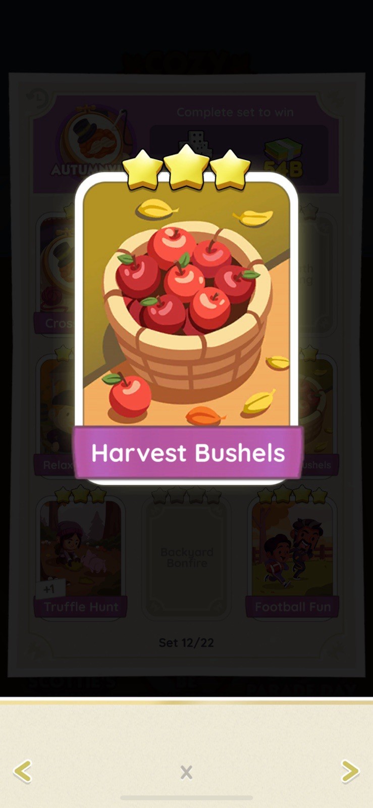Harvest Bushels-Monoply Go Sticker Fast Sending