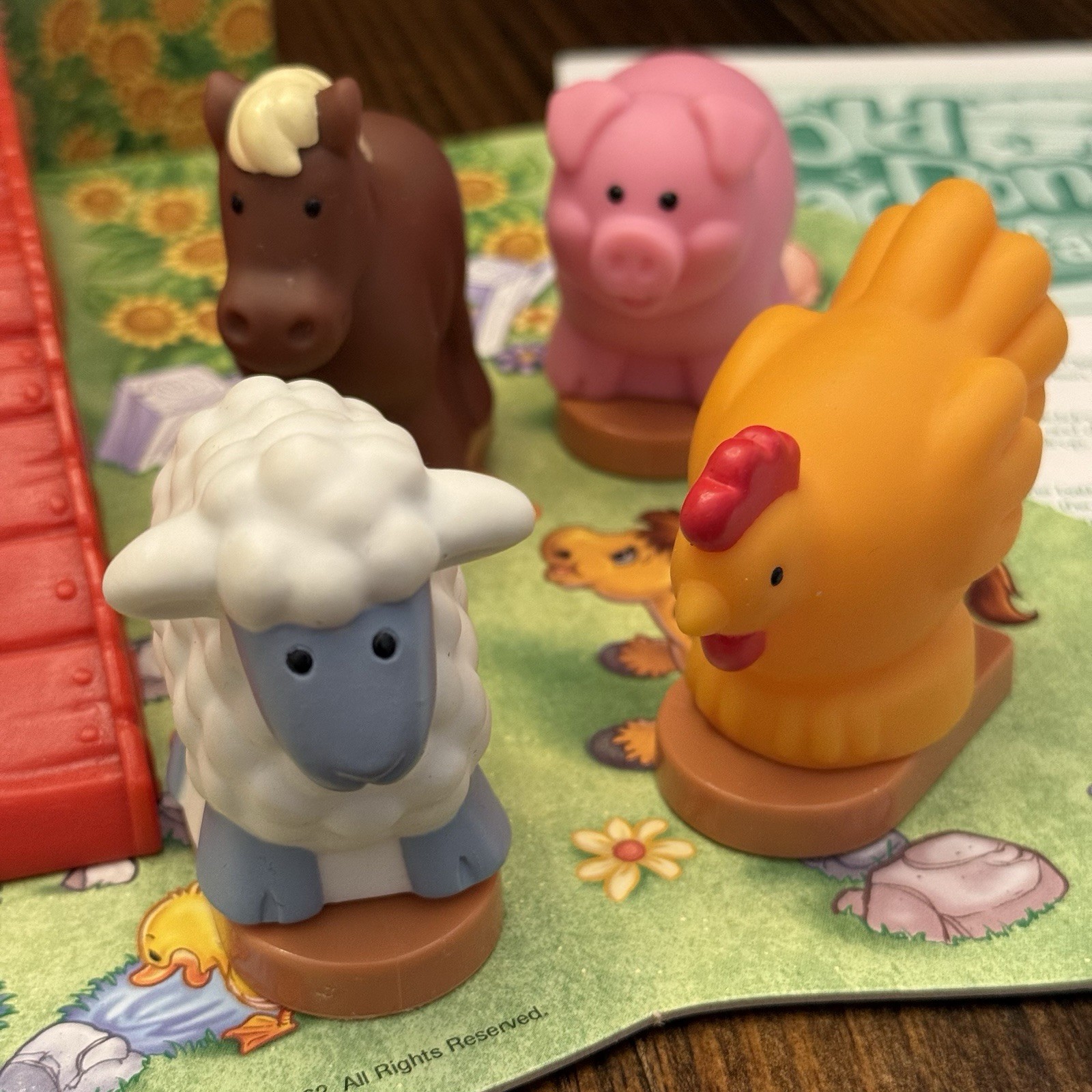 2002 Old MacDonald Had A Farm Game Milton Bradley Complete
