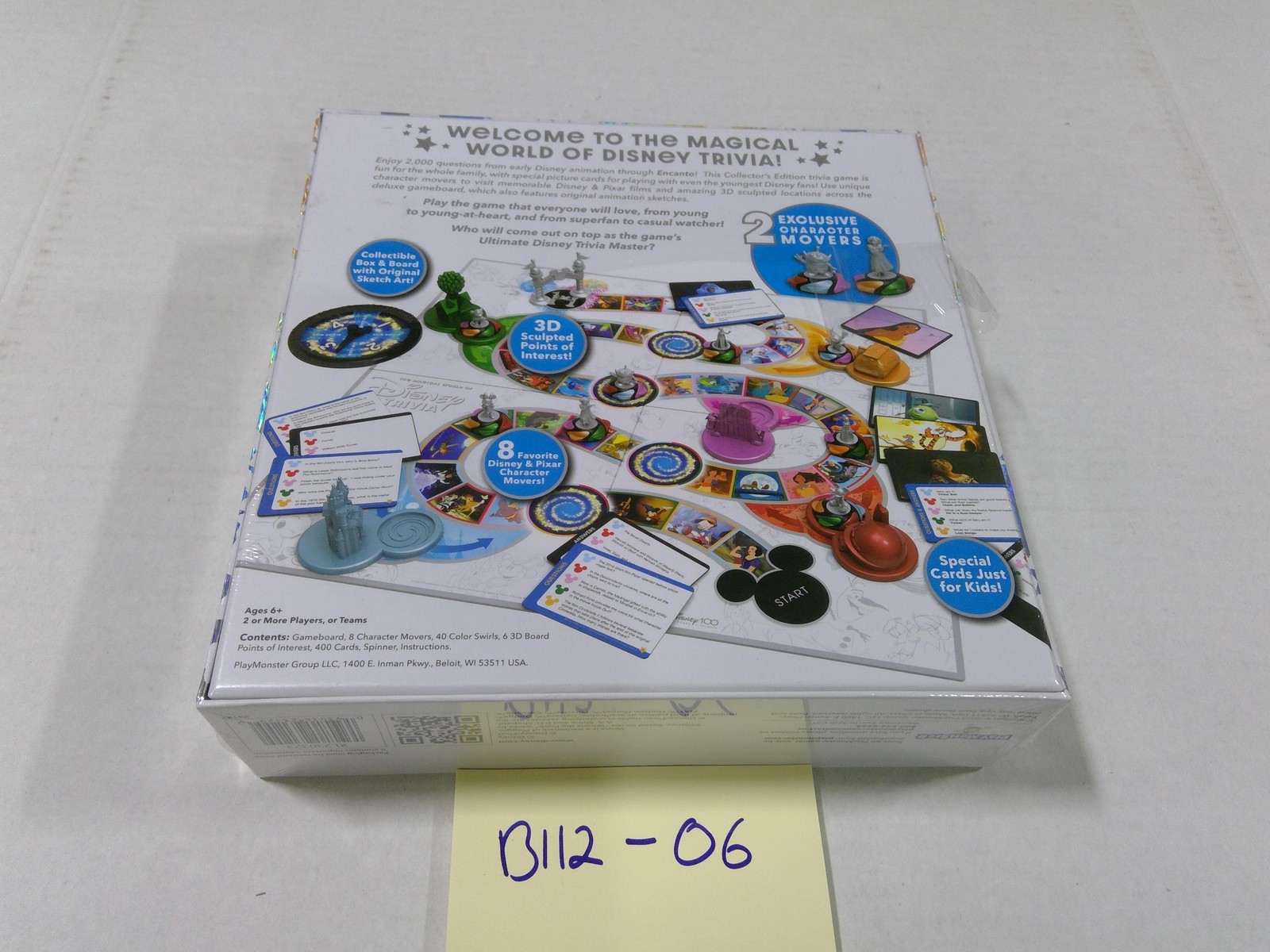 PlayMonster The Magical World Of Disney Trivia Game 2+ Players 6+ New Sealed
