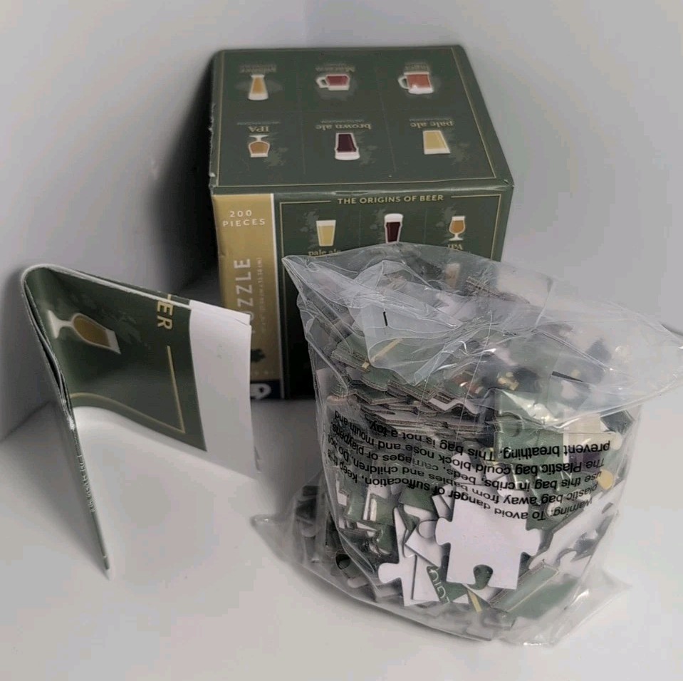 The Origins of Beer – 200 Piece Jigsaw Puzzle – 11″ X 14″ – Design Group – NOB
