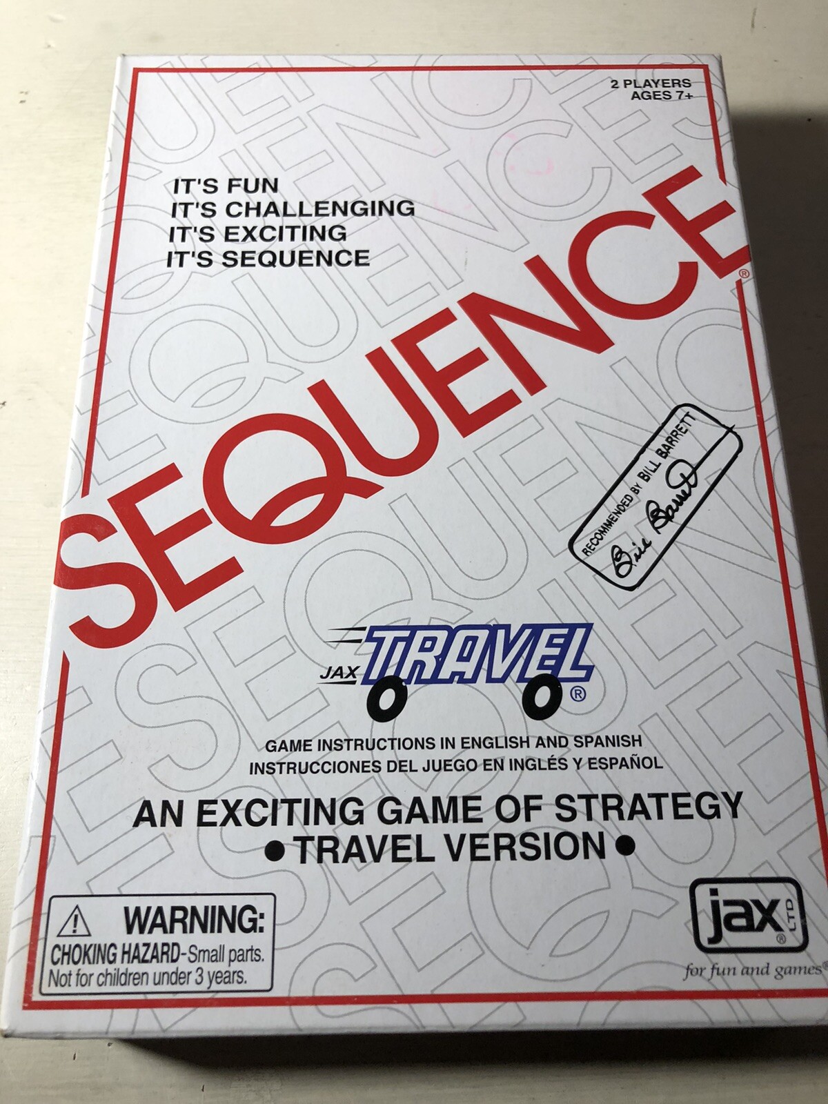 Travel SEQUENCE Board Game (2020) NEW Strategy Game Travel Board Game